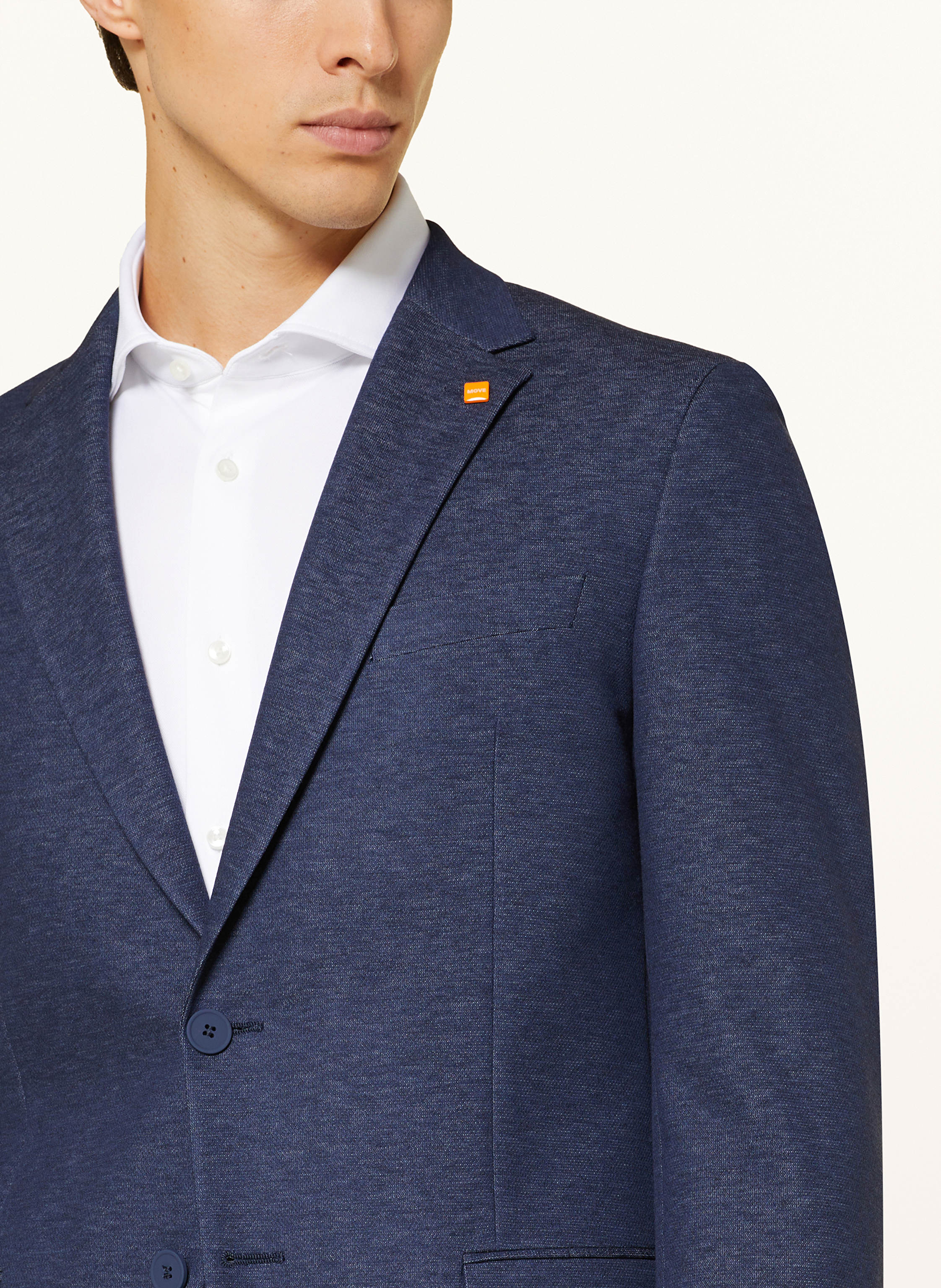 Thumbnail - Digel Move Anzugsakko Anello-St Slim Fit Aus Jersey blau