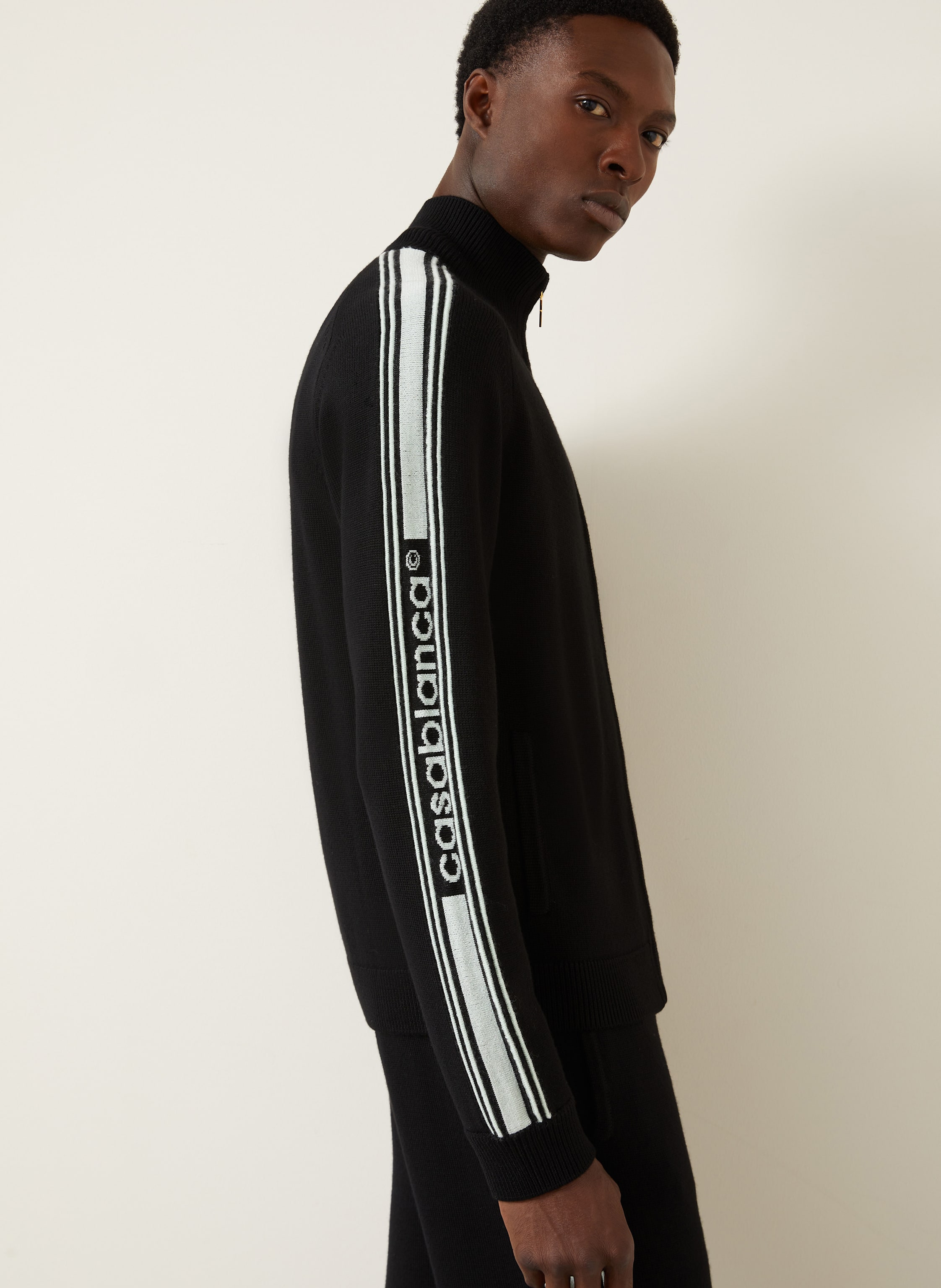 Thumbnail - Casablanca Strickjacke Aus Merinowolle schwarz