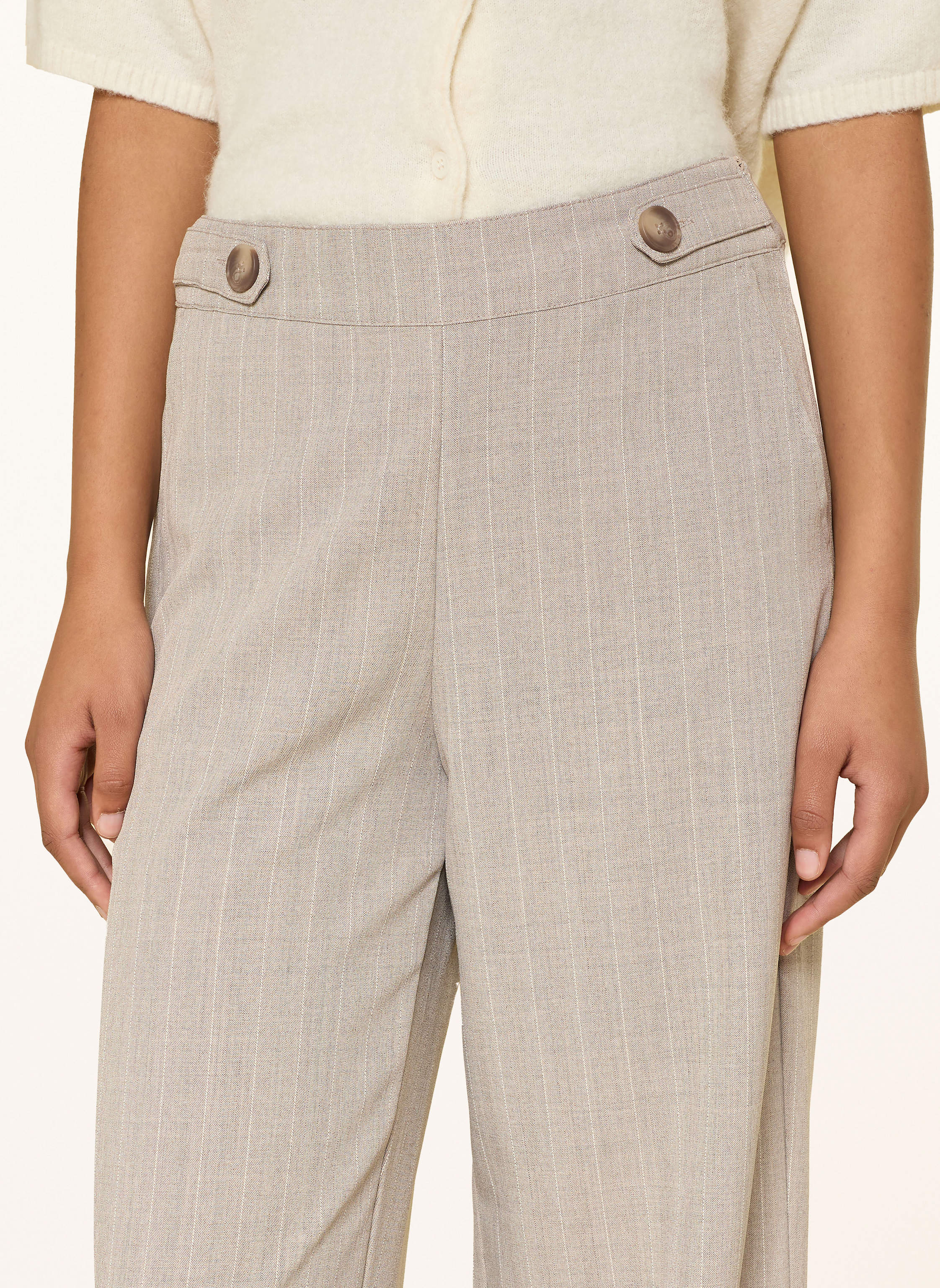 Thumbnail - Neo Noir Marlenehose Eriko beige