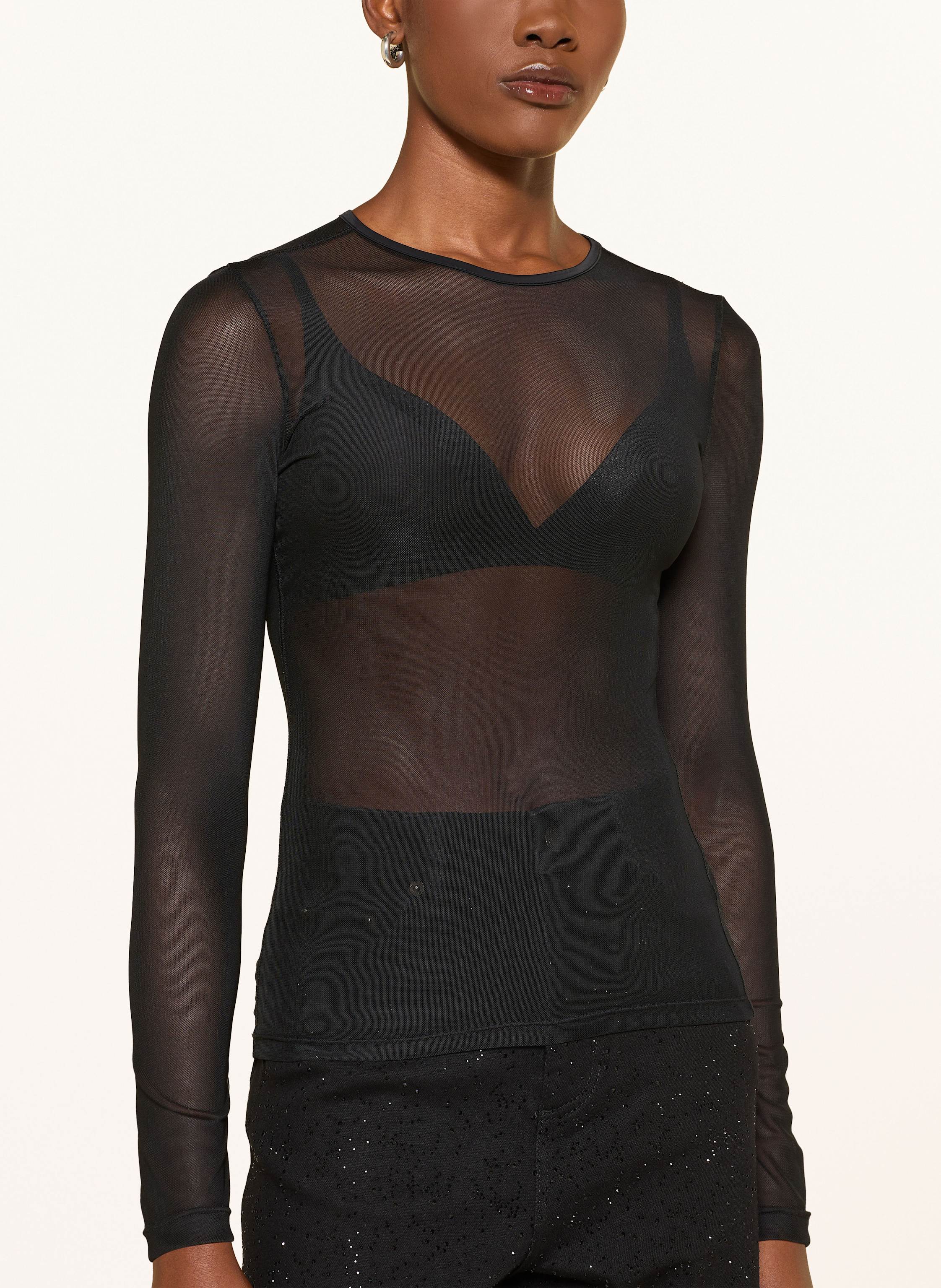 Thumbnail - Inwear Longsleeve Kaiaiw Aus Mesh schwarz