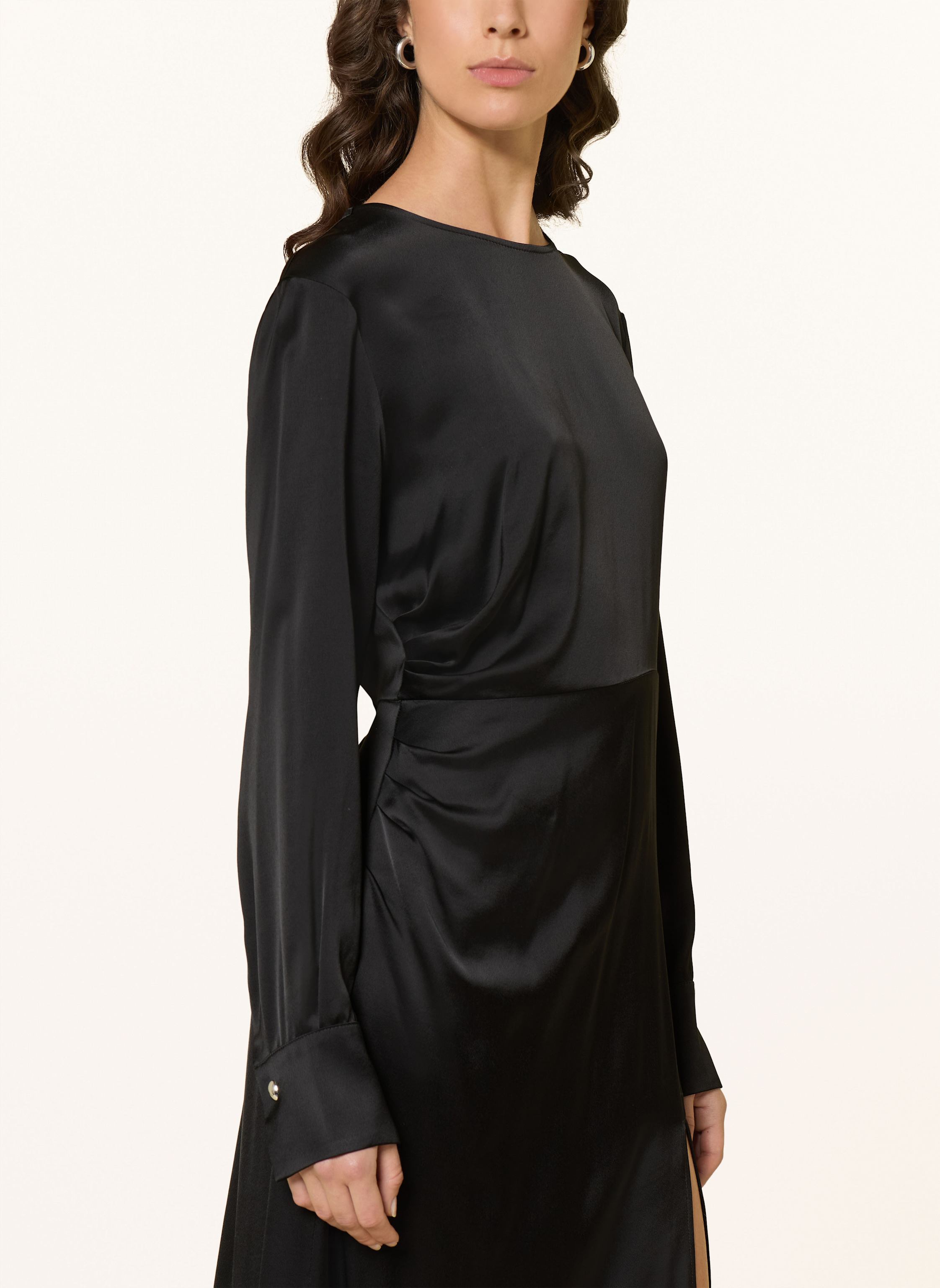 Thumbnail - Ottod'ame Satinkleid schwarz