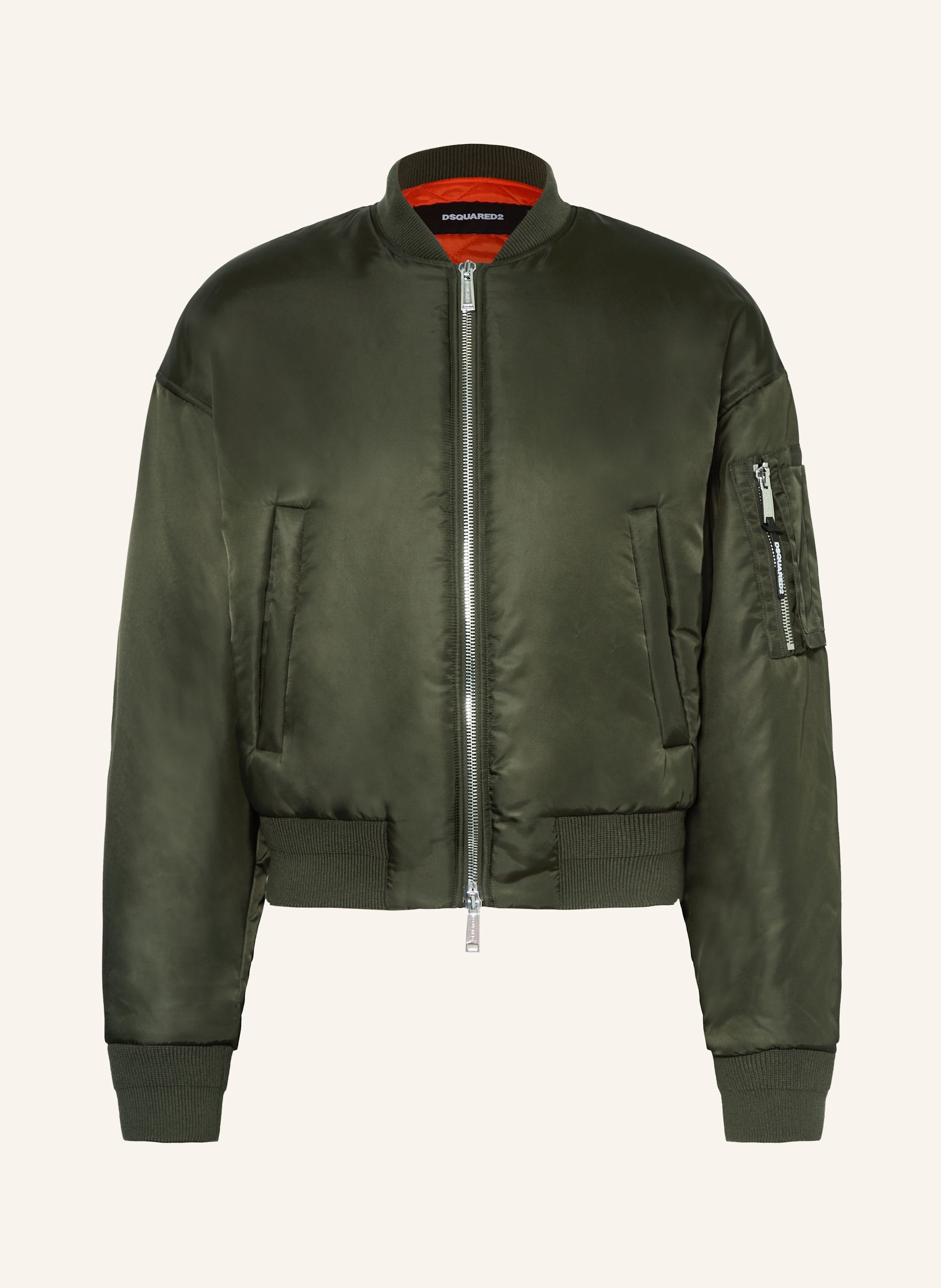 DSQUARED2 Bomber jacket in dark green