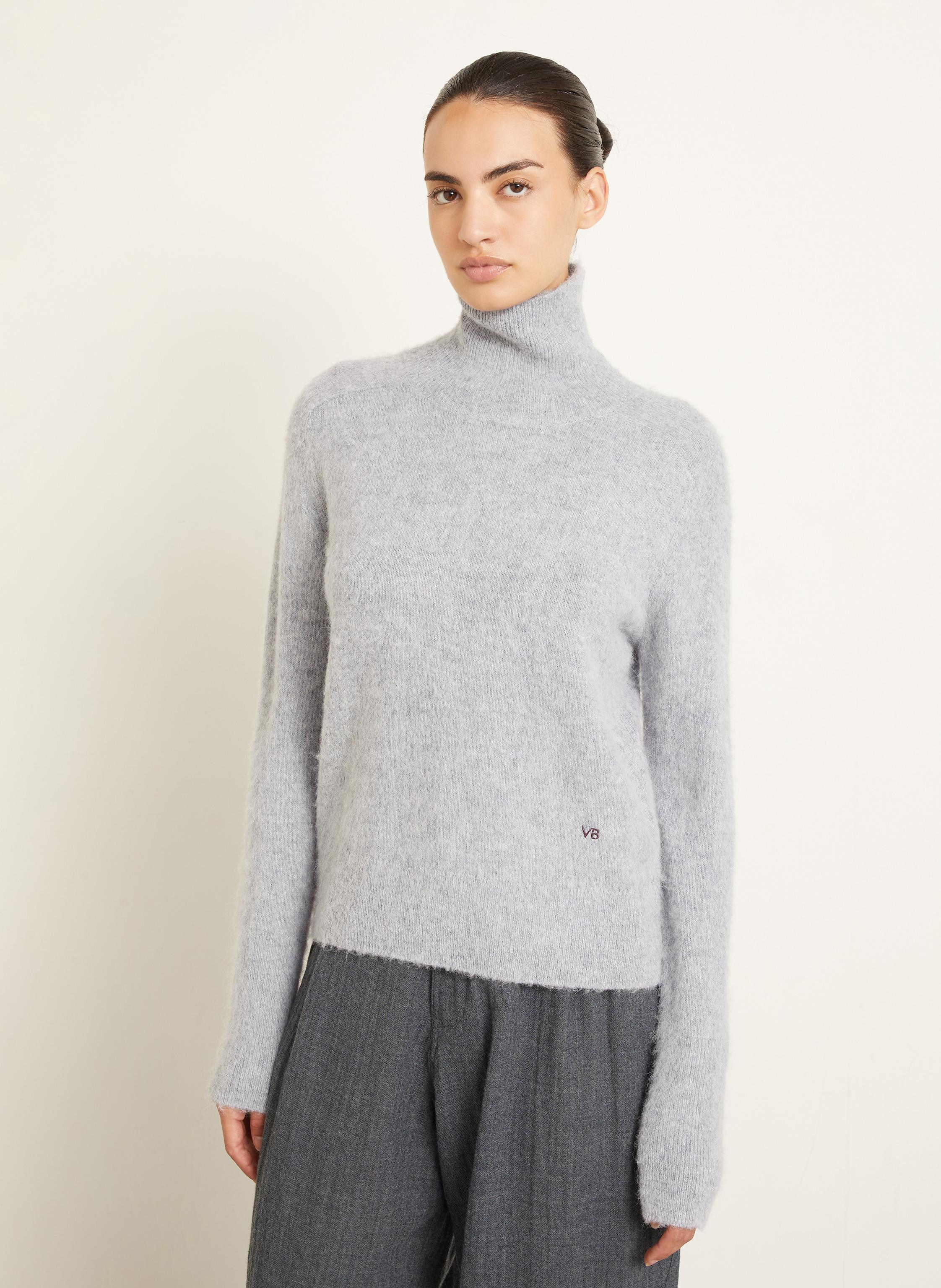 Thumbnail - Victoria Beckham Rollkragenpullover grau
