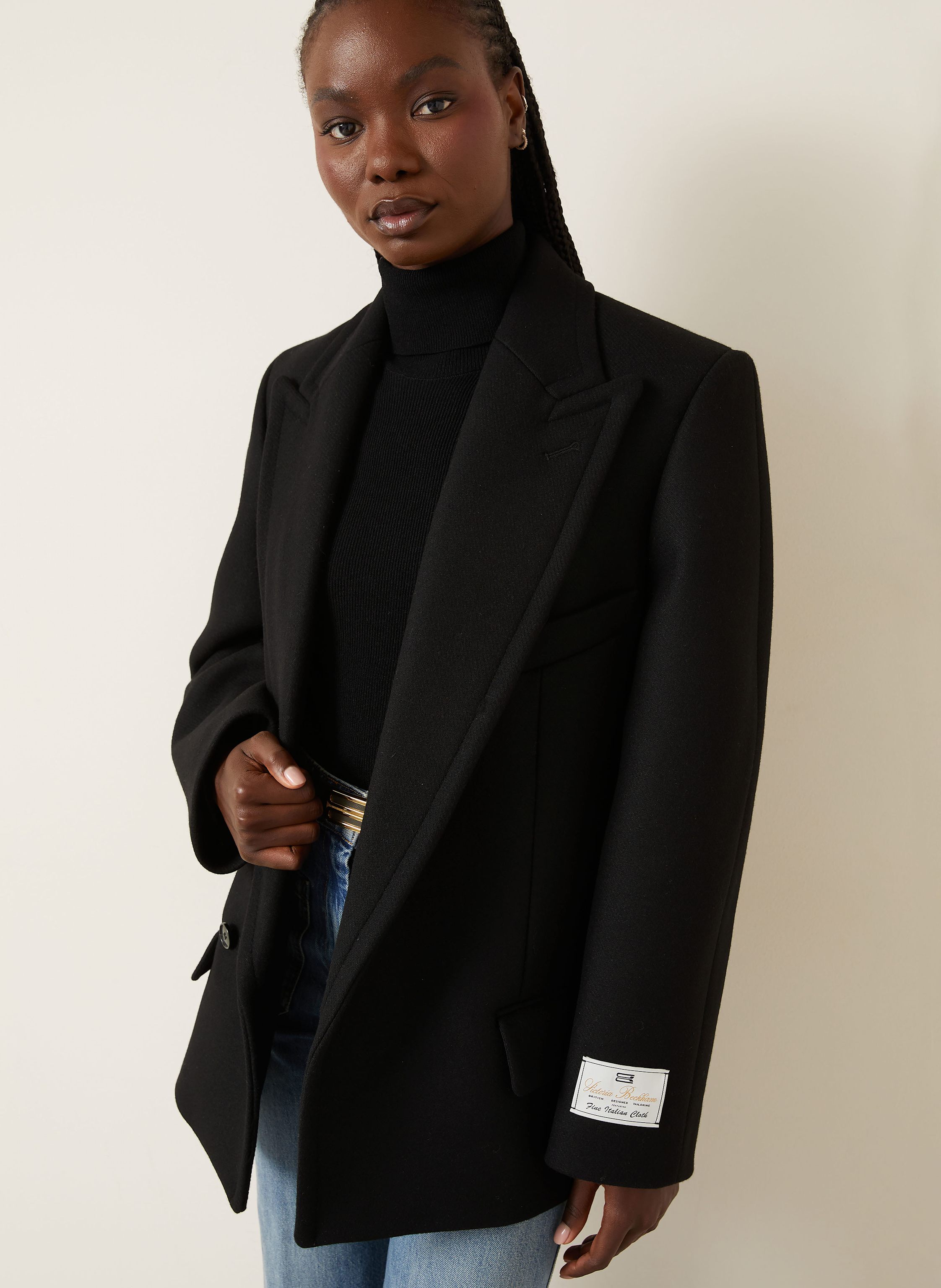 Thumbnail - Victoria Beckham Jacke schwarz