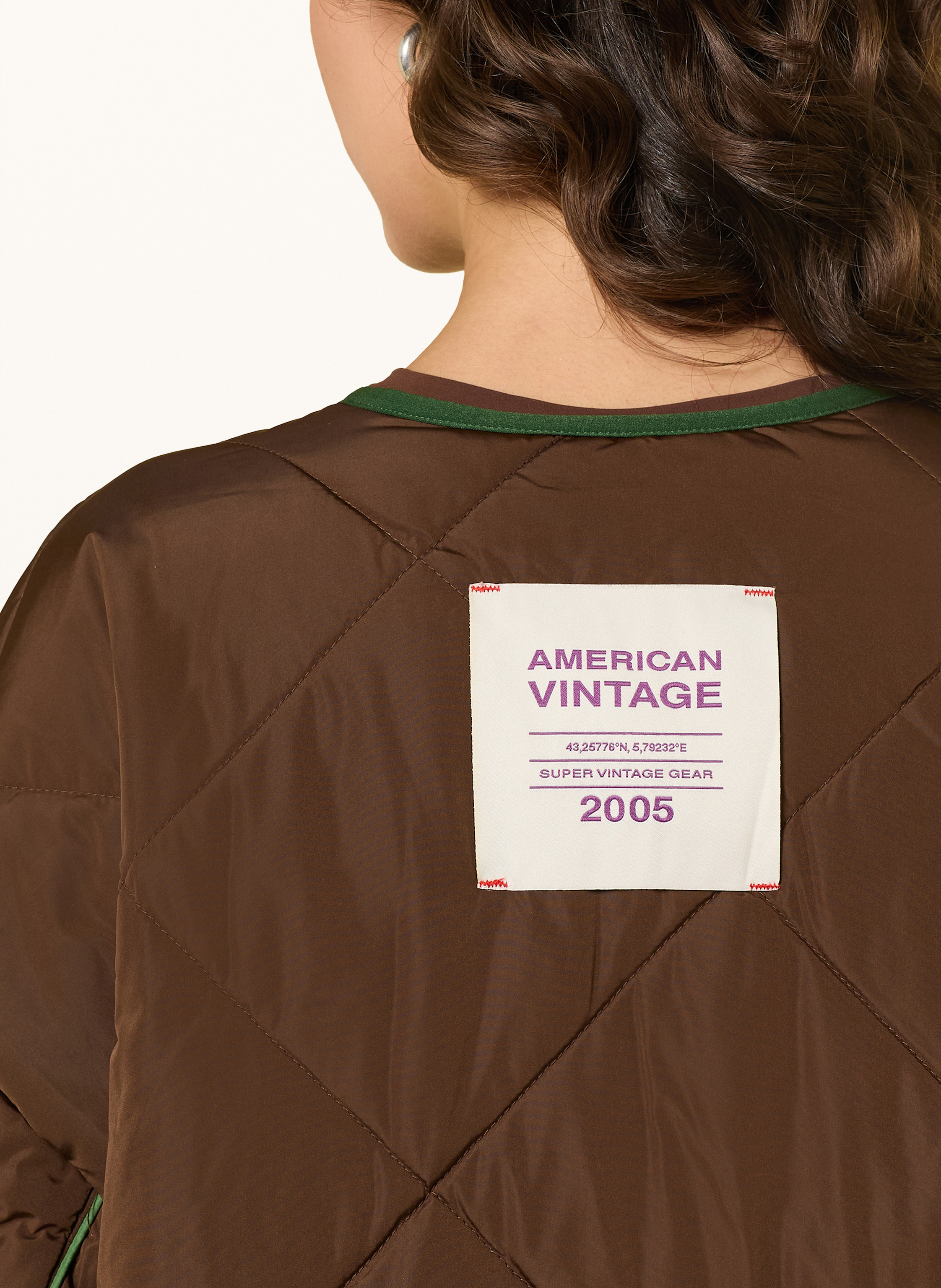 Thumbnail - American Vintage Steppjacke braun