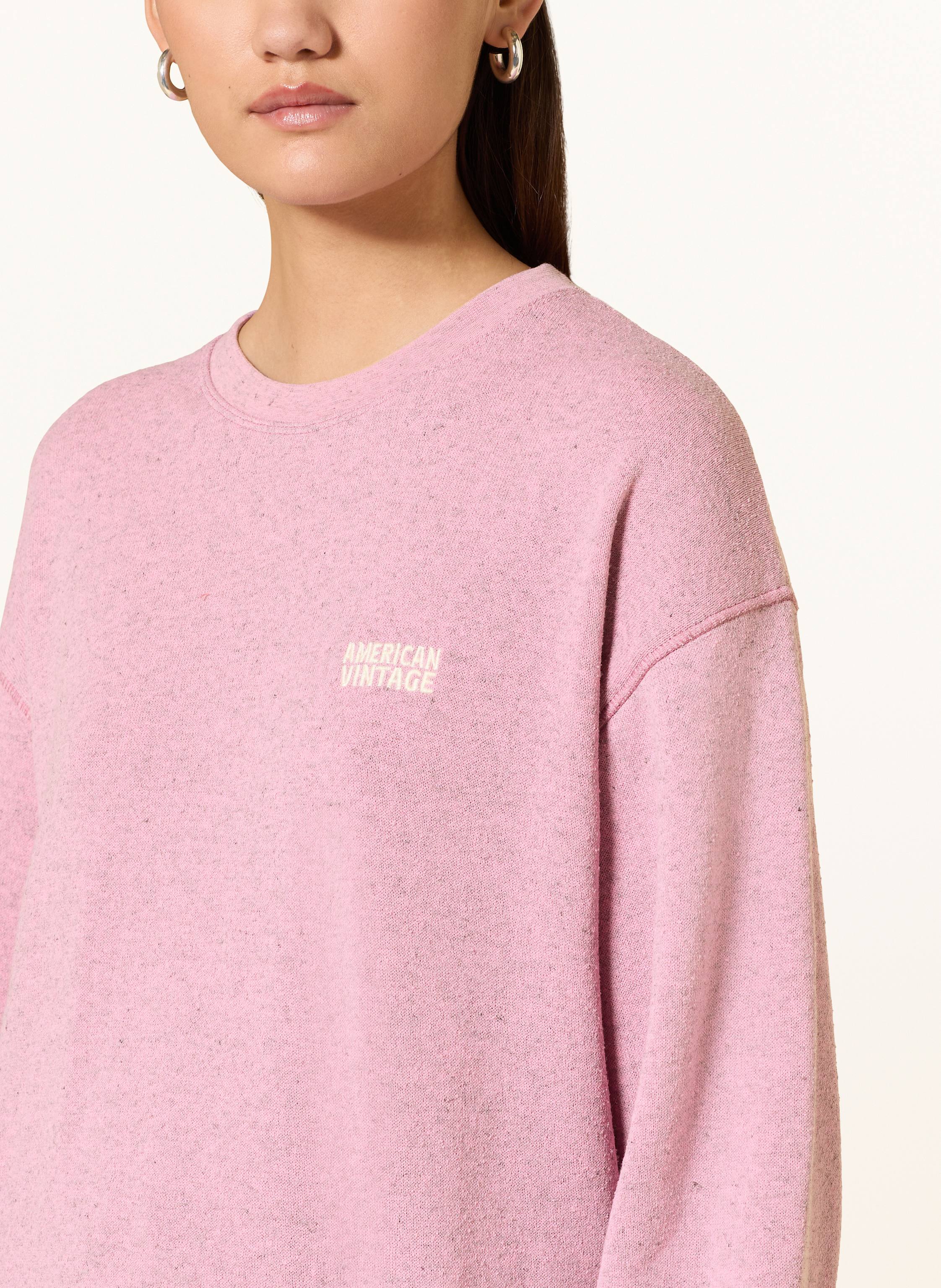 Thumbnail - American Vintage Sweatshirt Evona pink