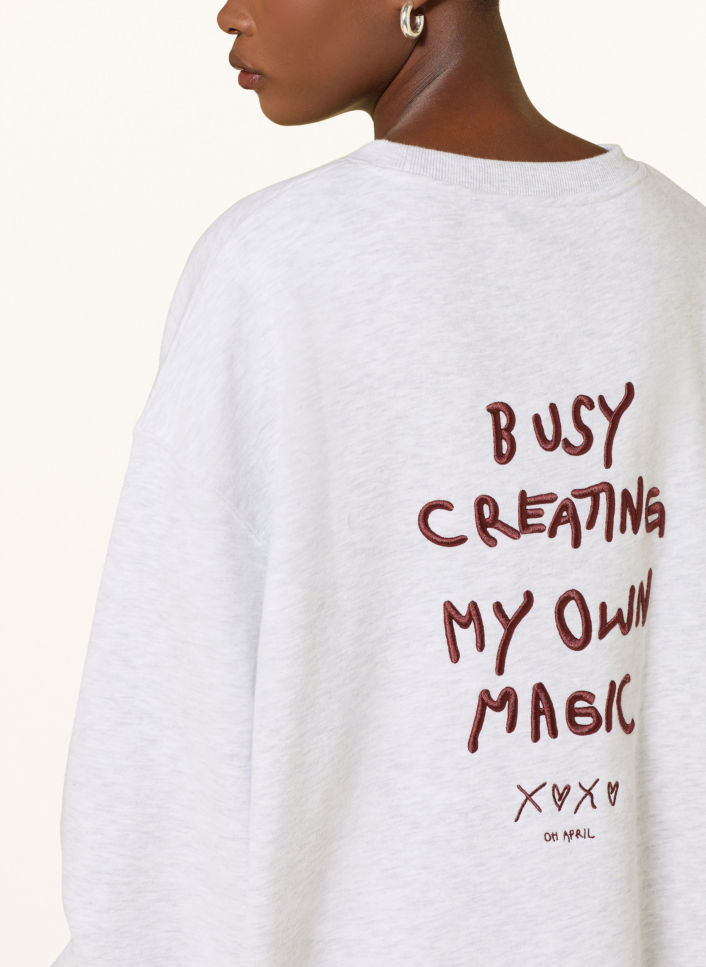 Thumbnail - Oh April Sweatshirt Magic grau