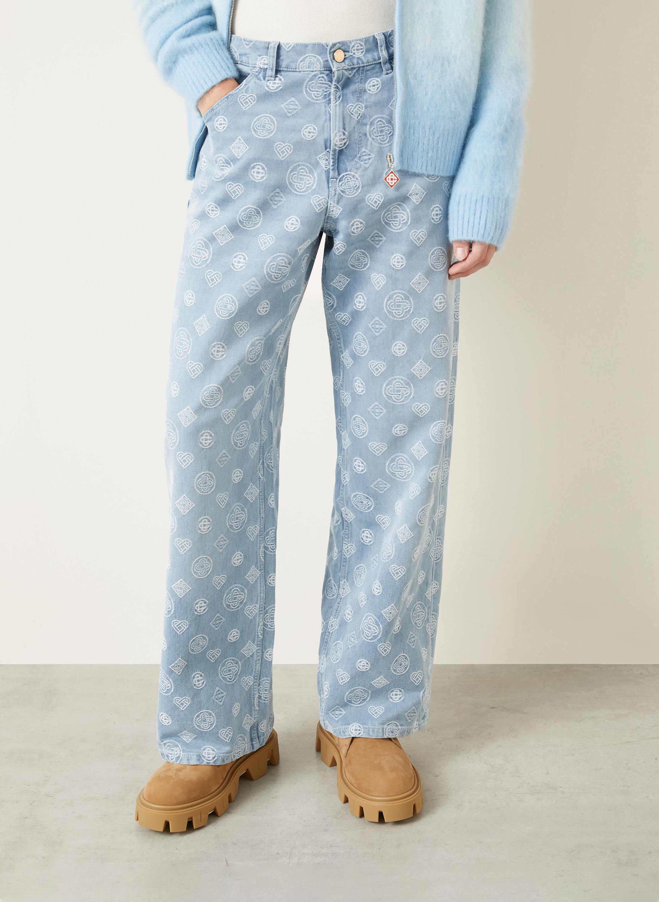 Thumbnail - Casablanca Jeans Relaxed Fit blau