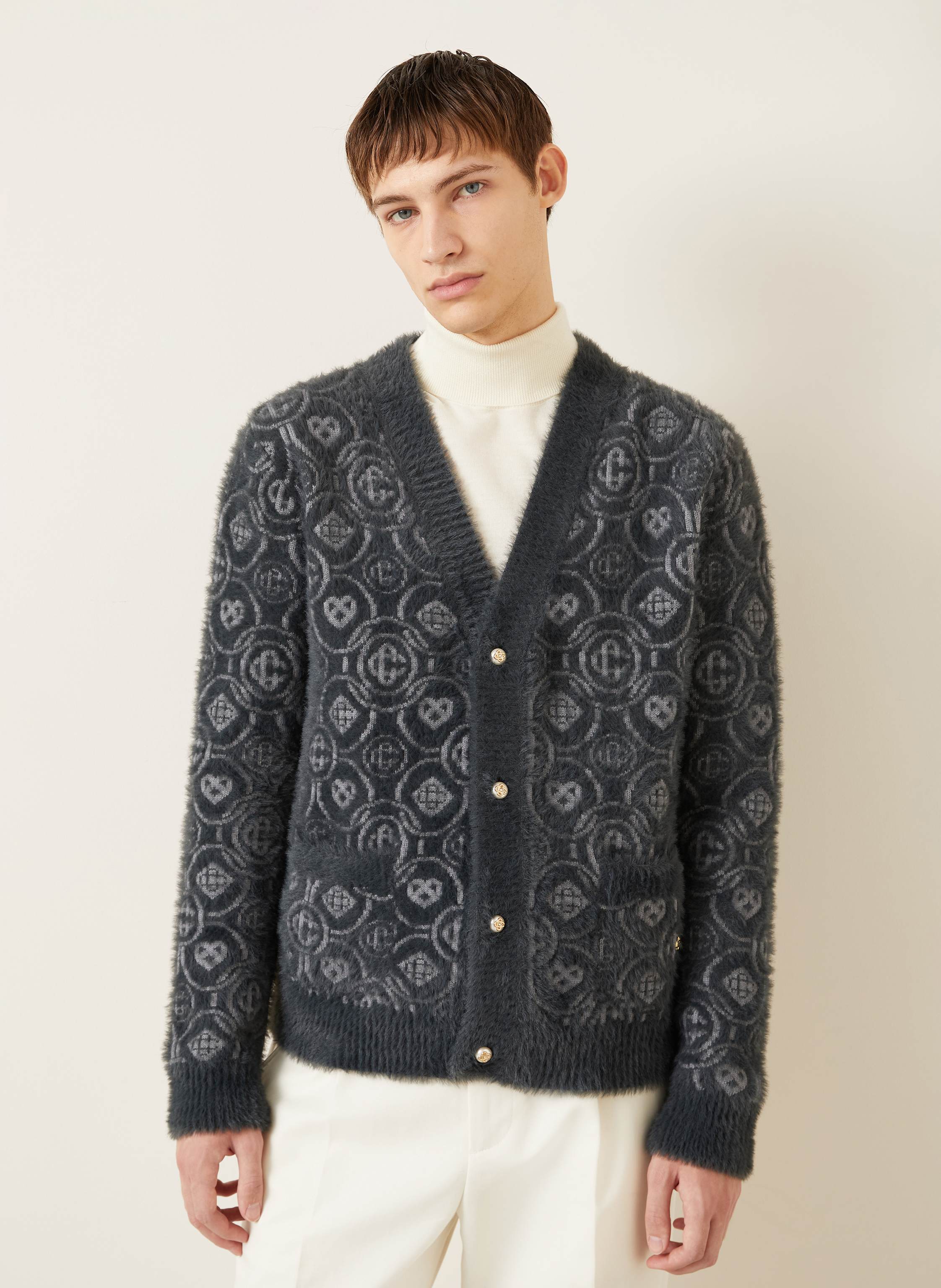 Thumbnail - Casablanca Strickjacke grau