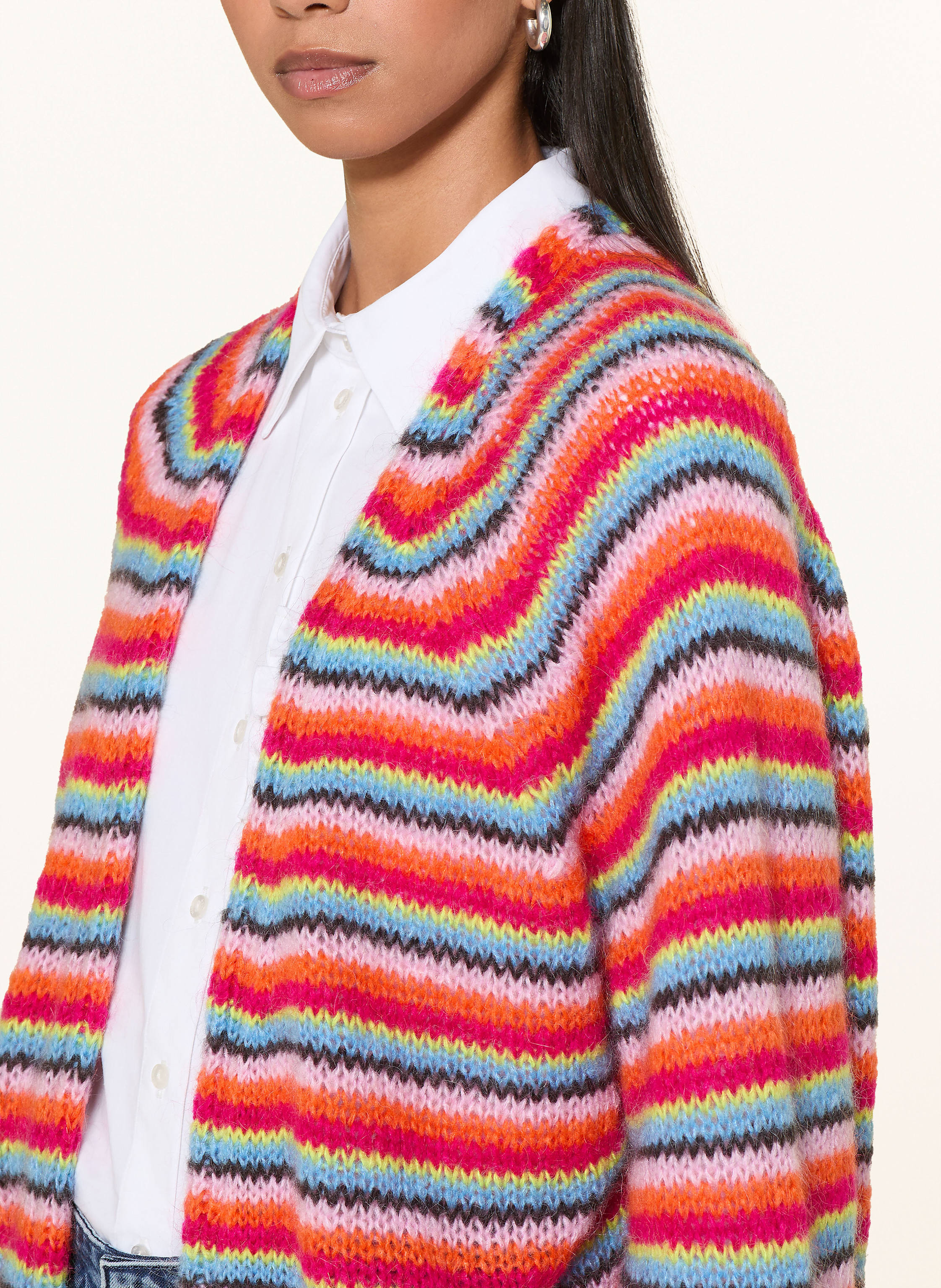 Thumbnail - Milano Italy Strickhülle Mit Mohair rot