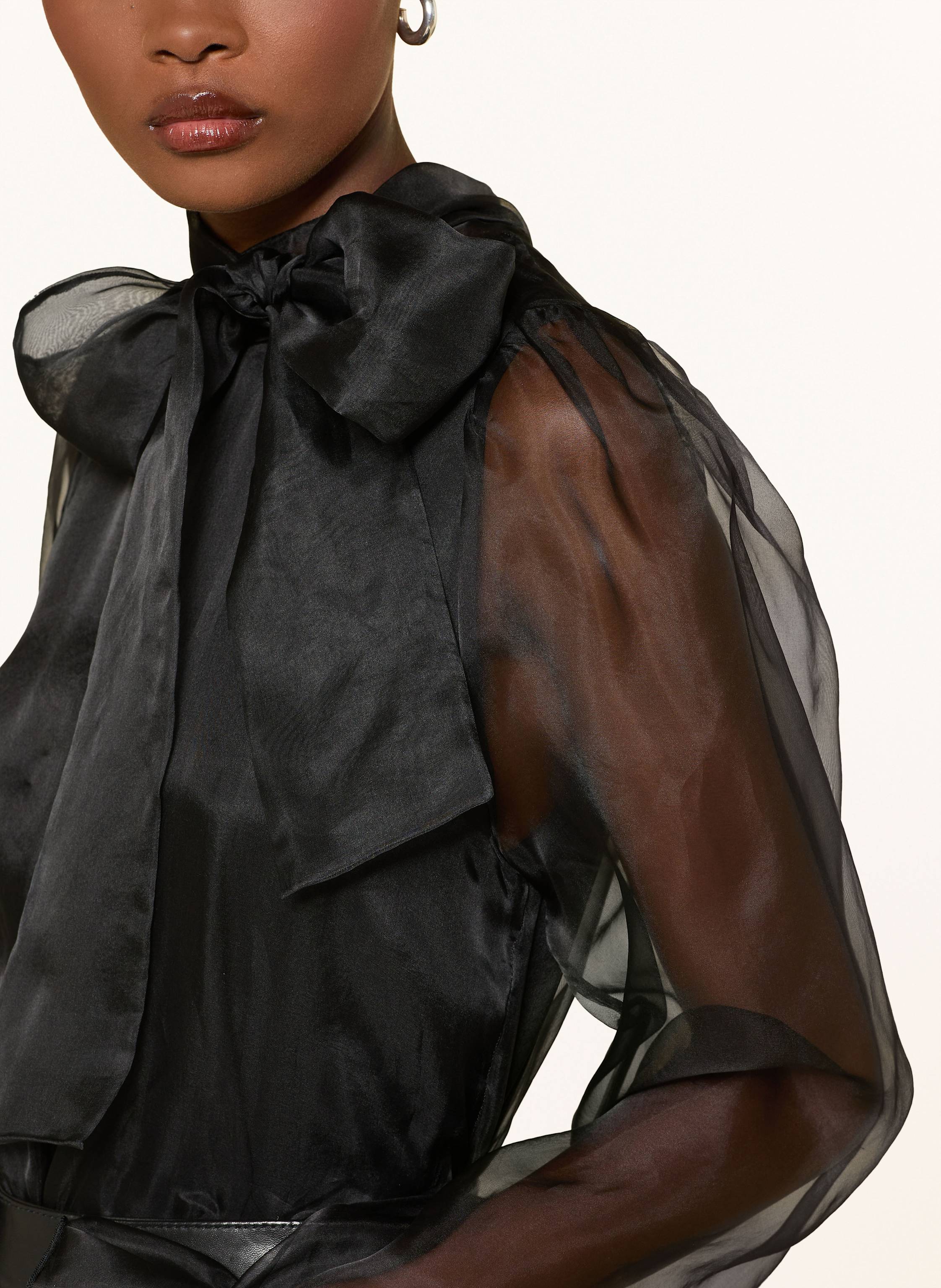 Thumbnail - Undress Code String-Body Pure Elegance Mit Schluppe Und Rüschen schwarz