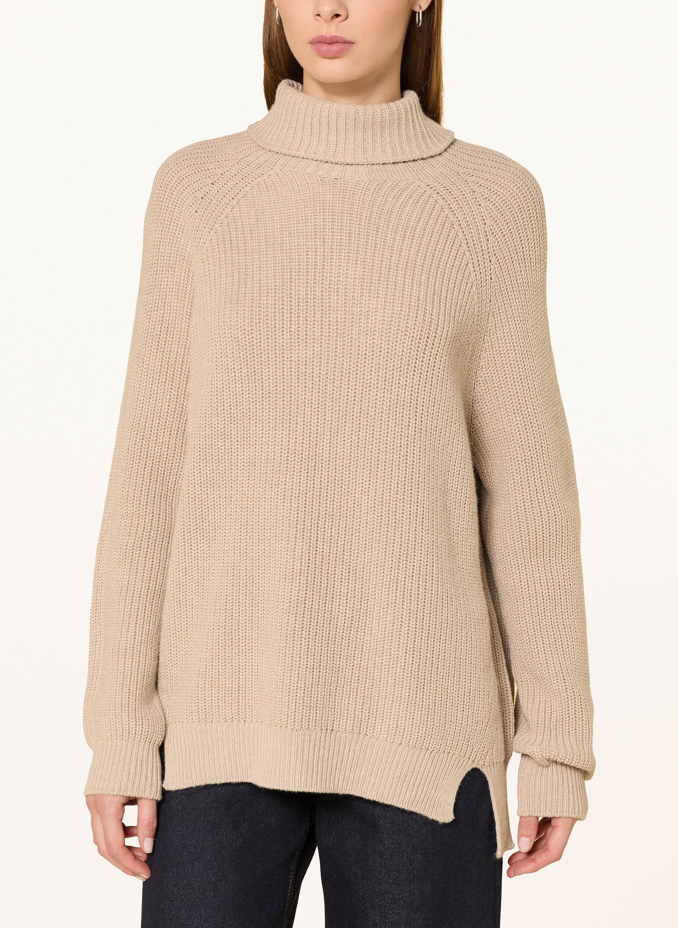 Thumbnail - Rich & Royal Rollkragenpullover beige