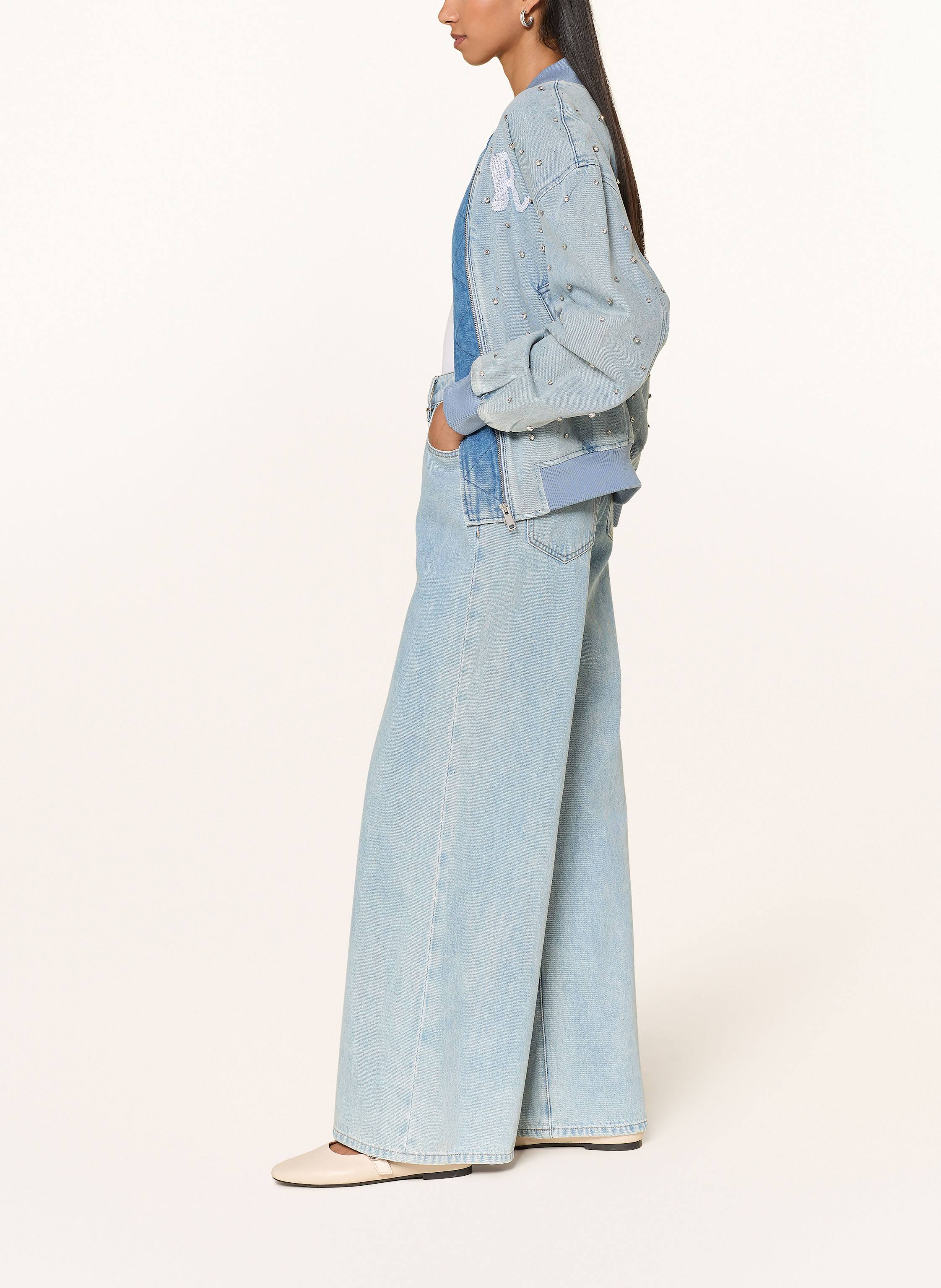 Thumbnail - Elias Rumelis Wide Leg Jeans Kalea blau