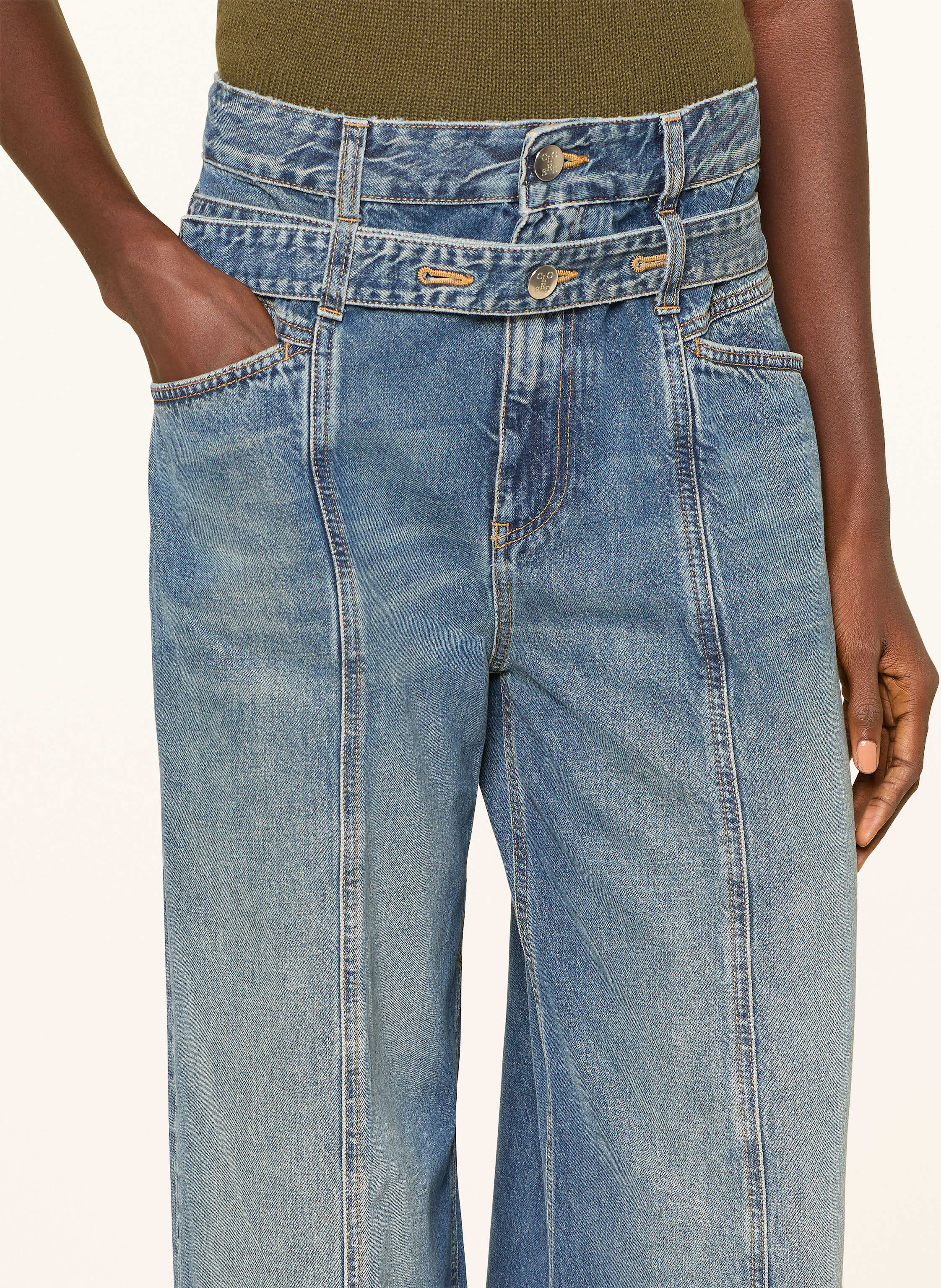 Thumbnail - Closed Wide Leg Jeans Zoya-X blau