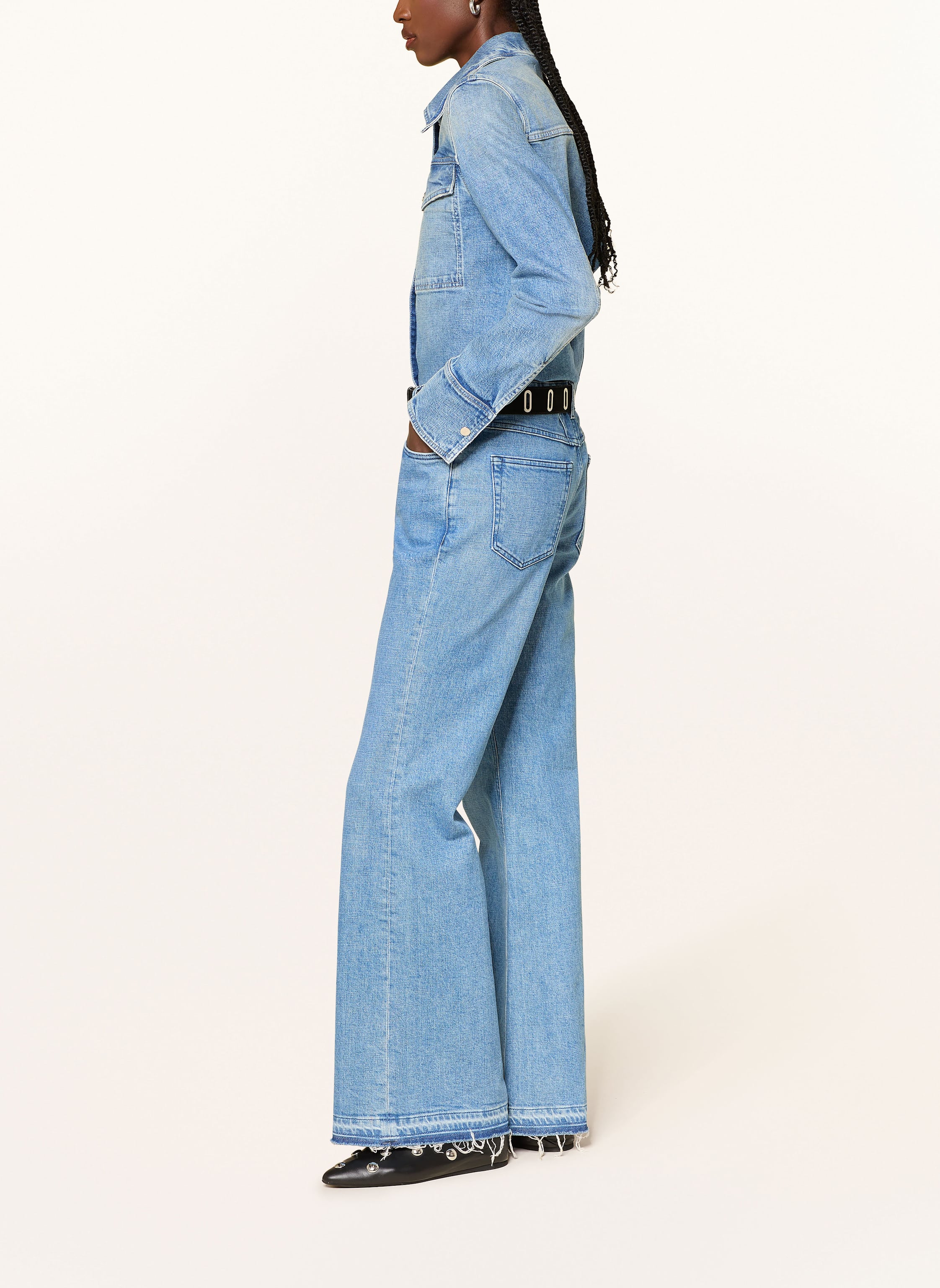 Thumbnail - Closed Wide Leg Jeans Gillan blau
