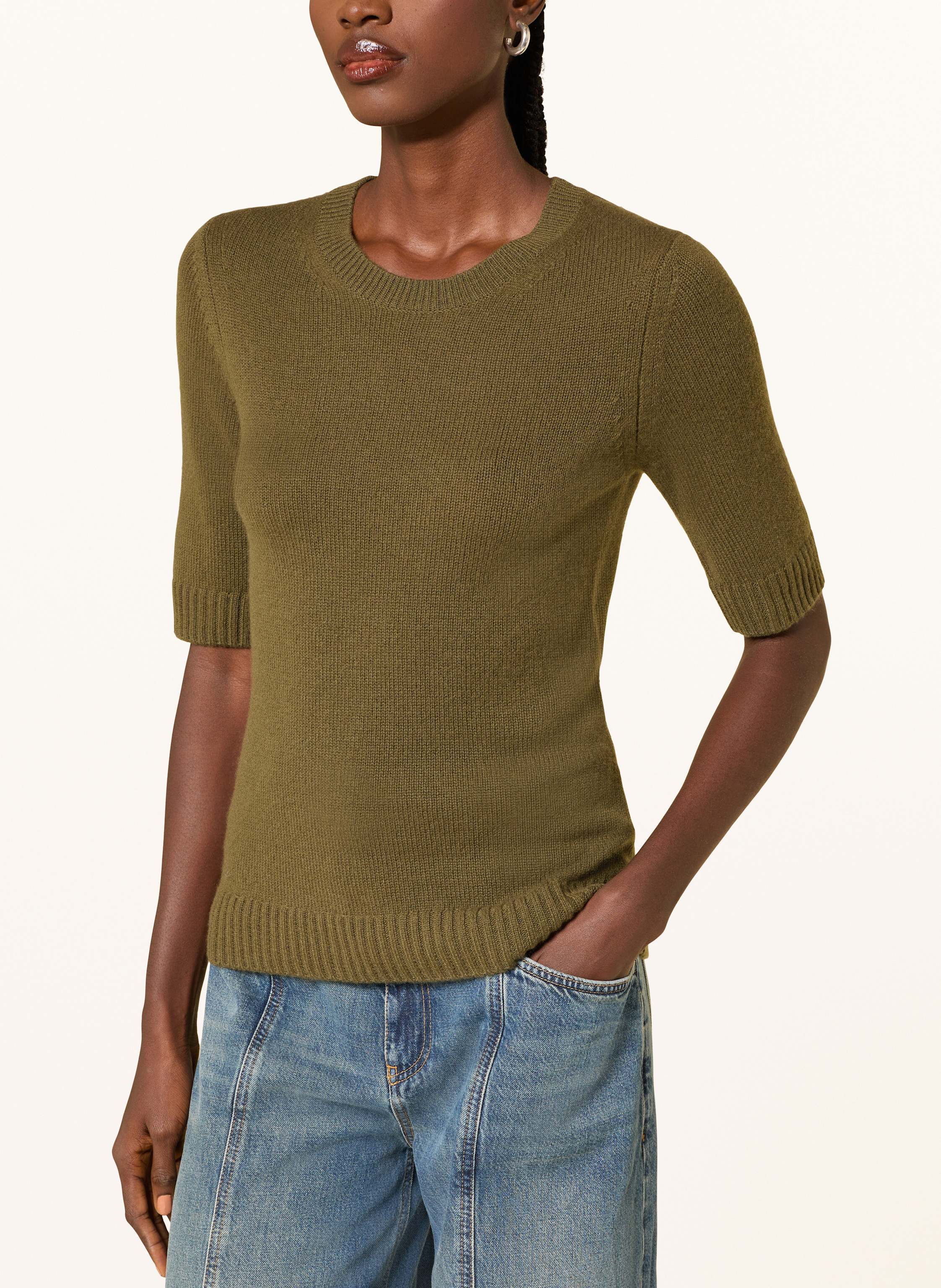 Thumbnail - Closed Cashmere-Strickshirt gruen