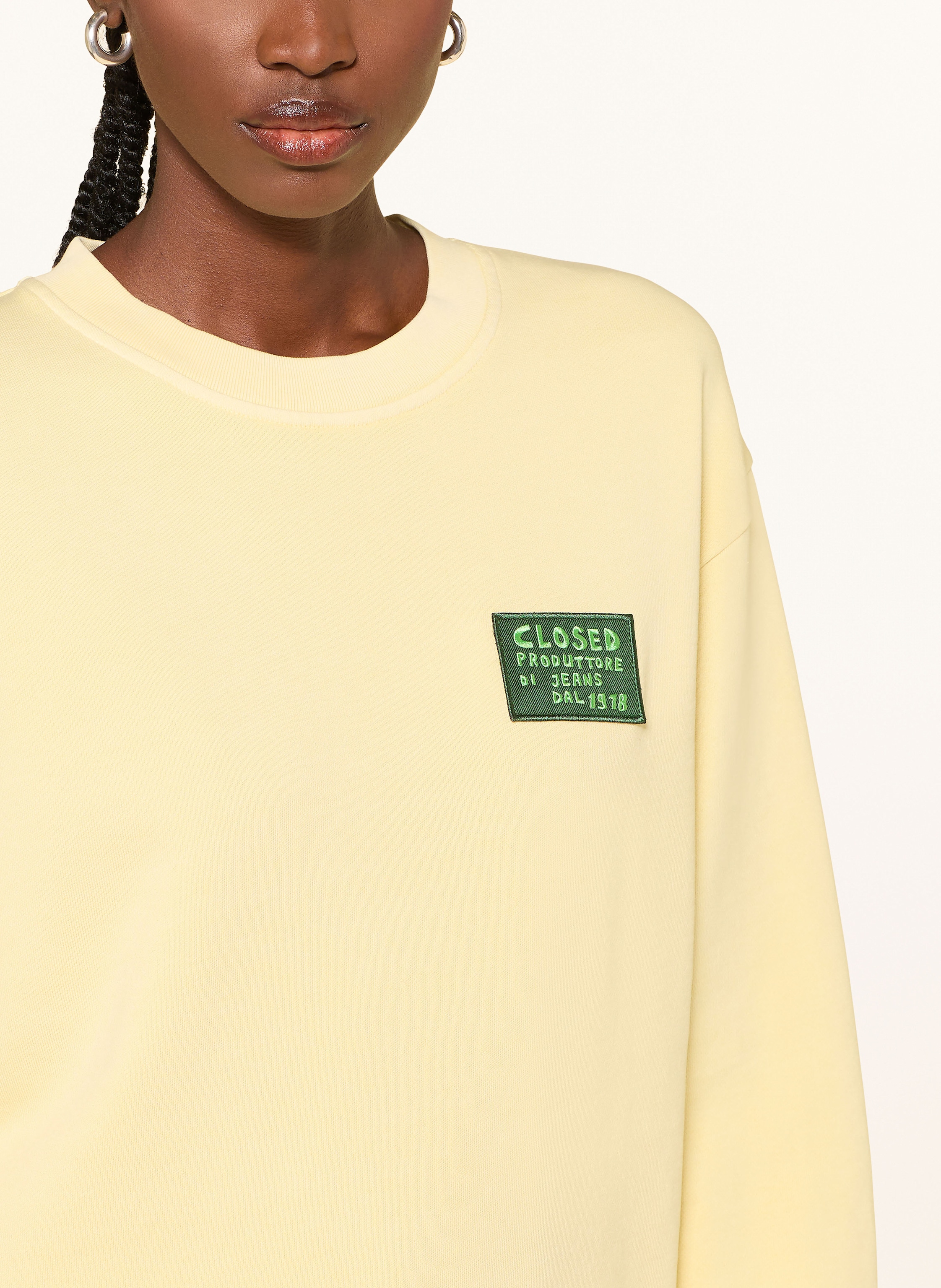 Thumbnail - Closed Sweatshirt gelb