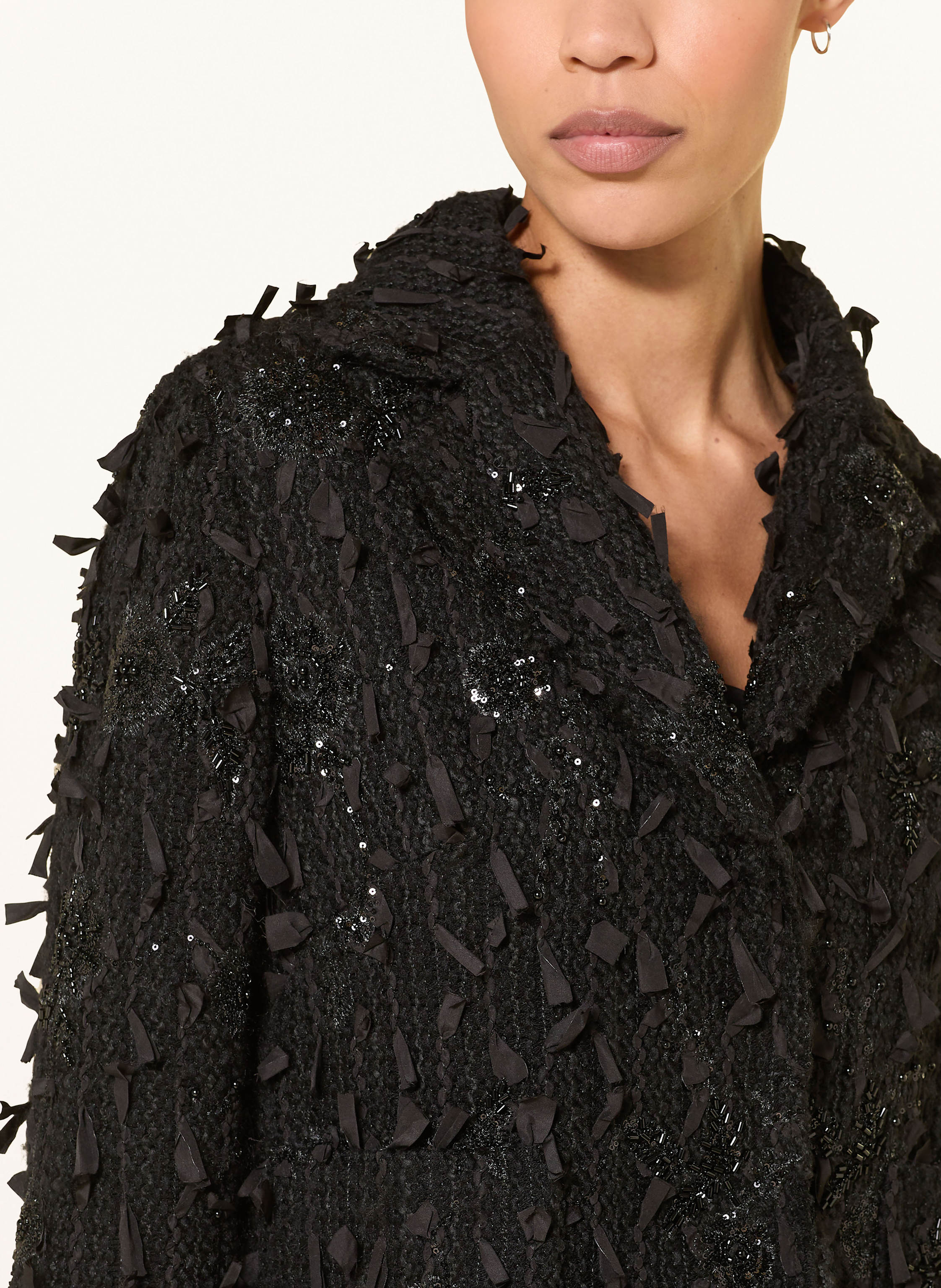 Thumbnail - Luisa Cerano Blazer Mit Pailletten Und Schmucksteinen schwarz