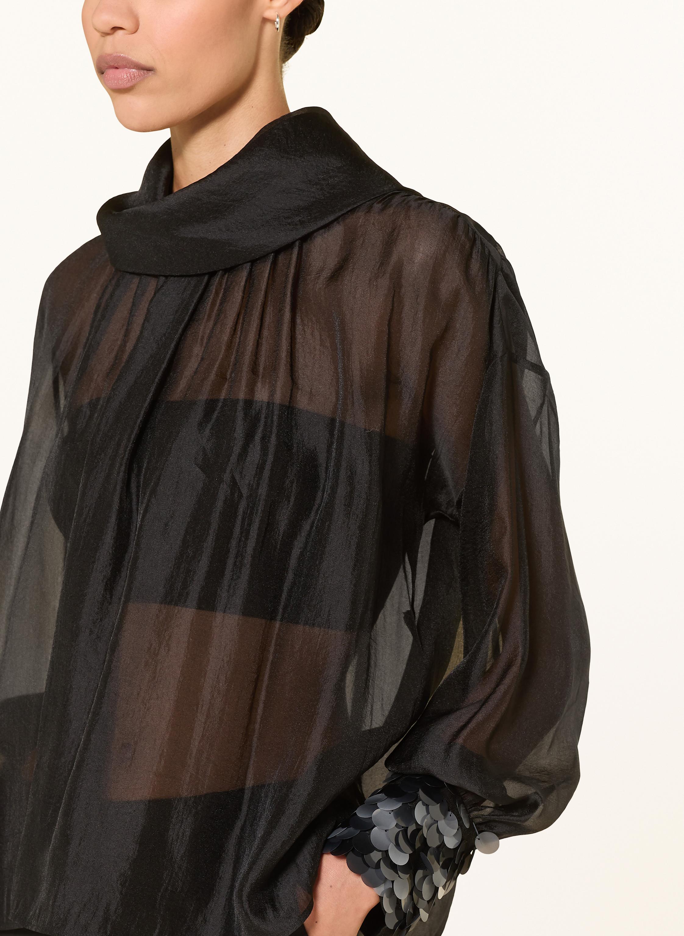 Thumbnail - Luisa Cerano Blusenshirt Mit Pailletten schwarz