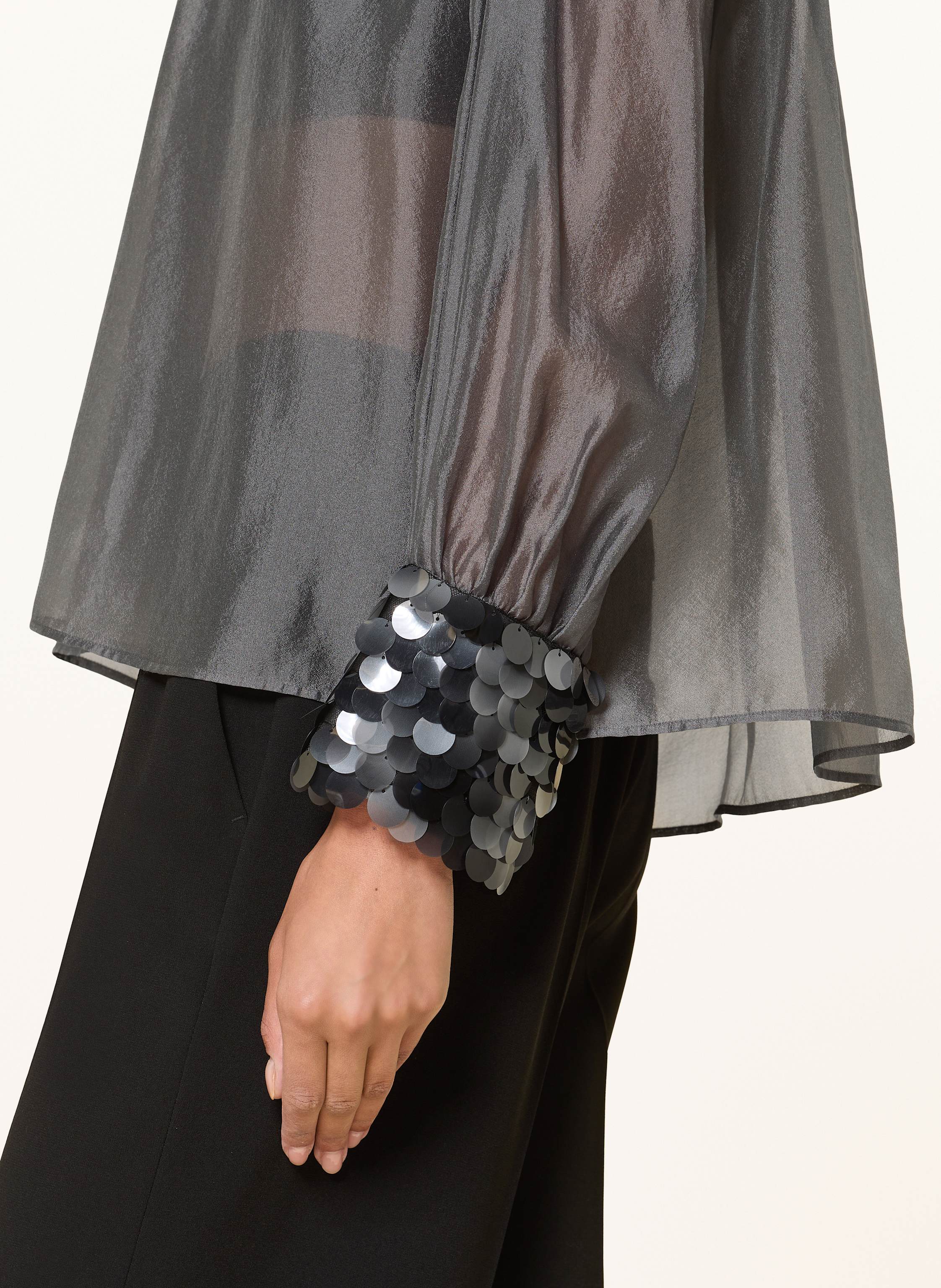 Thumbnail - Luisa Cerano Blusenshirt Mit Pailletten silber