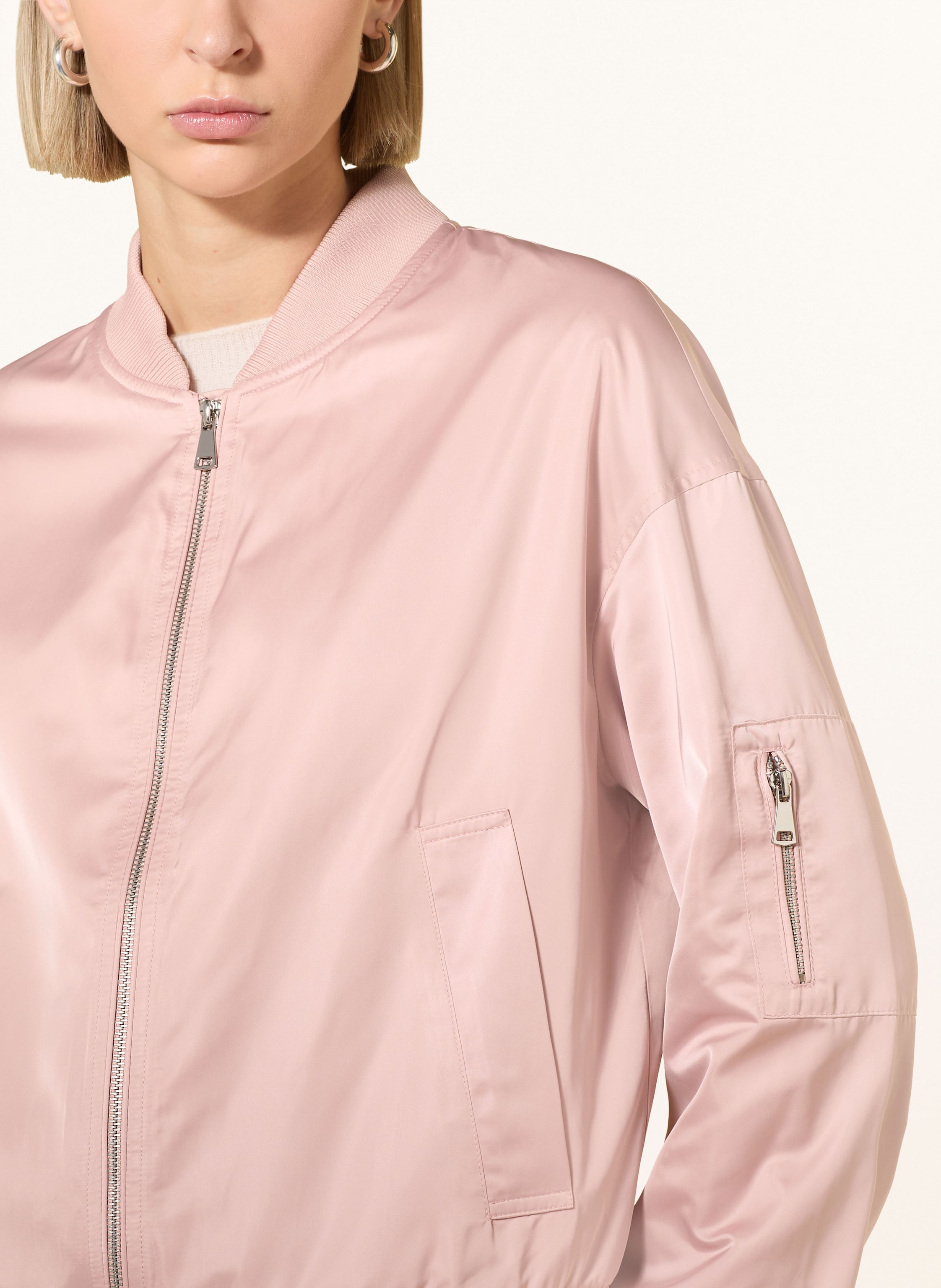 Thumbnail - Darling Harbour Satinblouson rosa