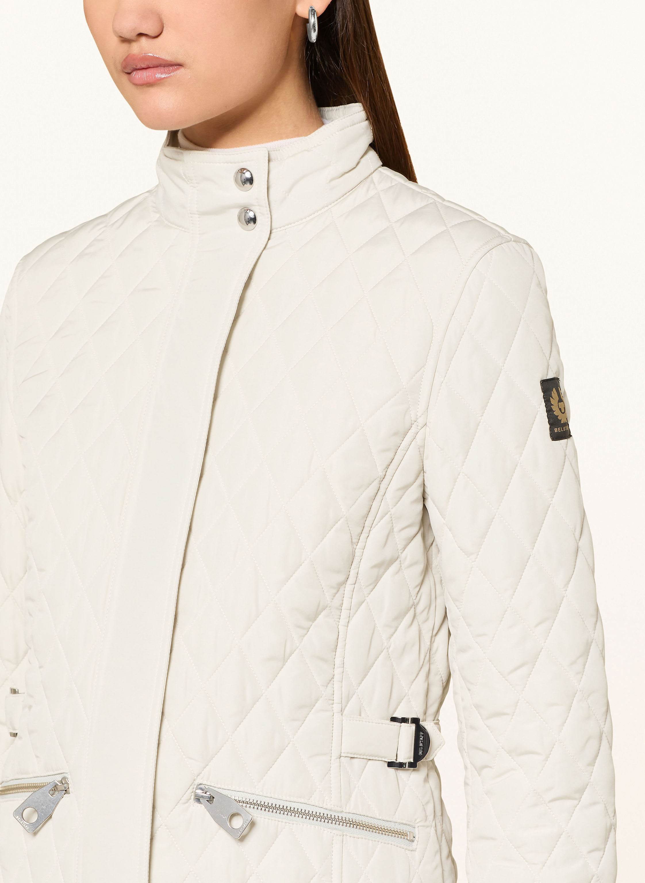 Thumbnail - Belstaff Steppjacke Maya weiss
