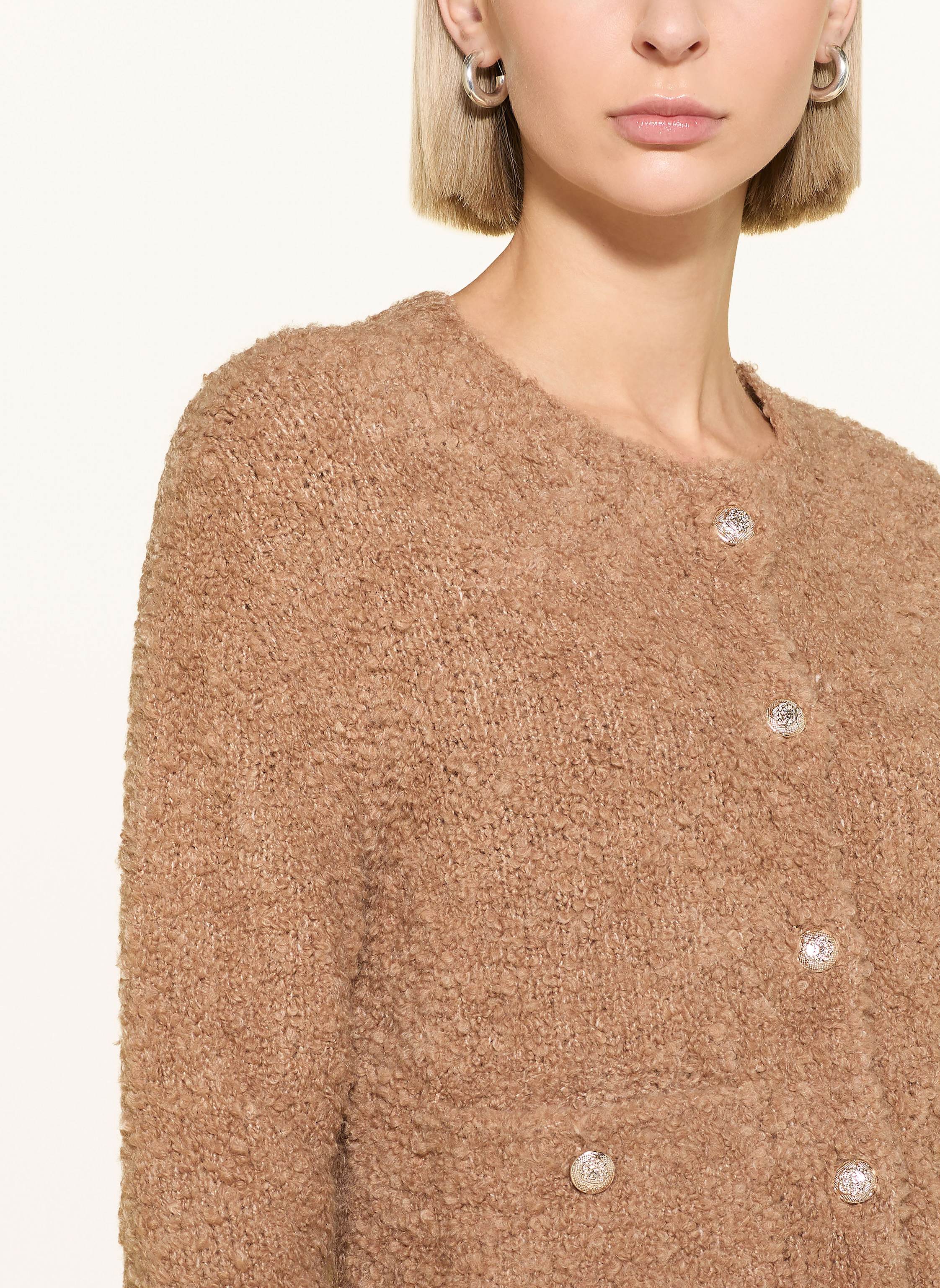 Thumbnail - Darling Harbour Strickjacke braun