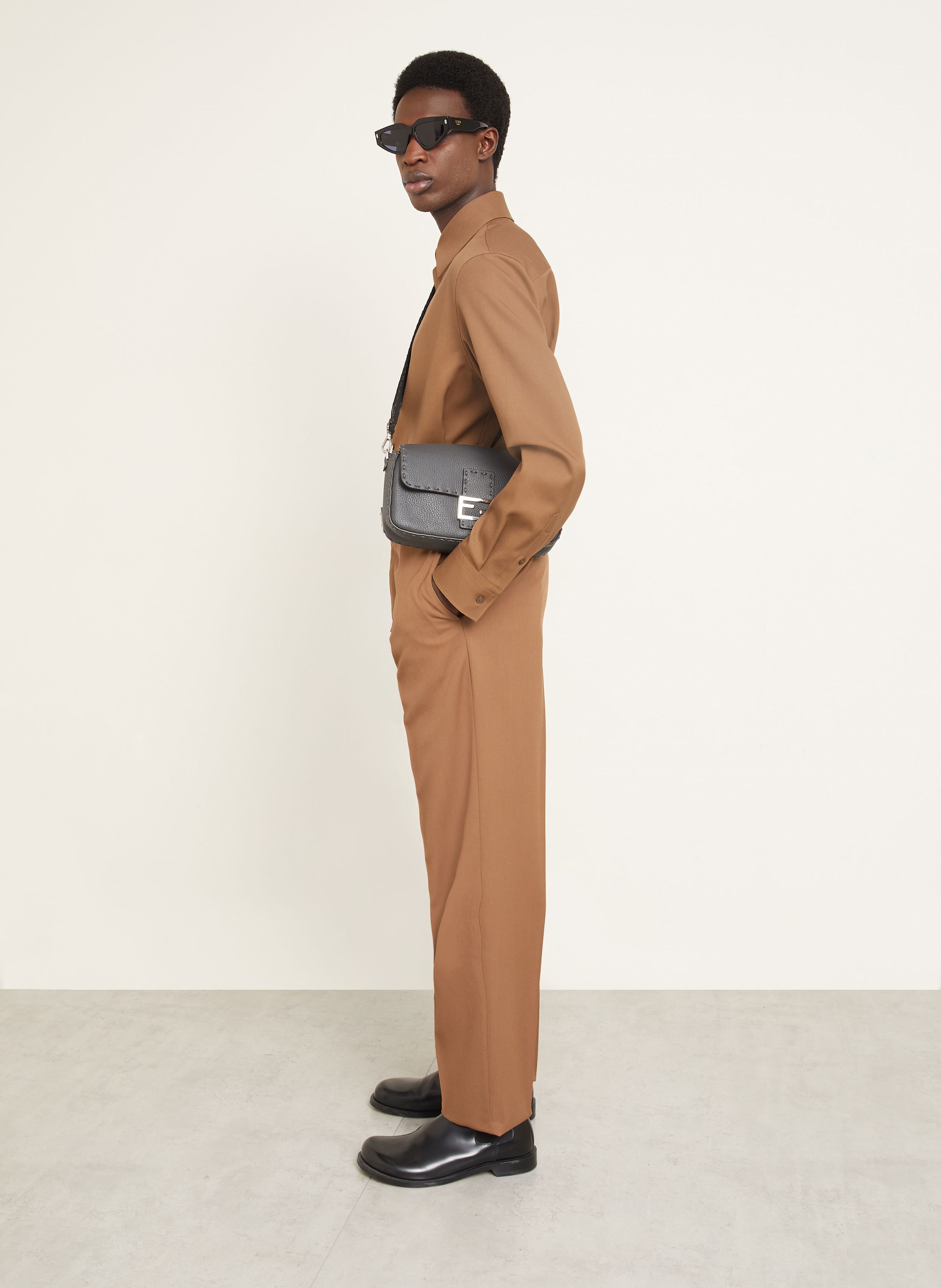 Thumbnail - Fendi Hose Regular Fit braun