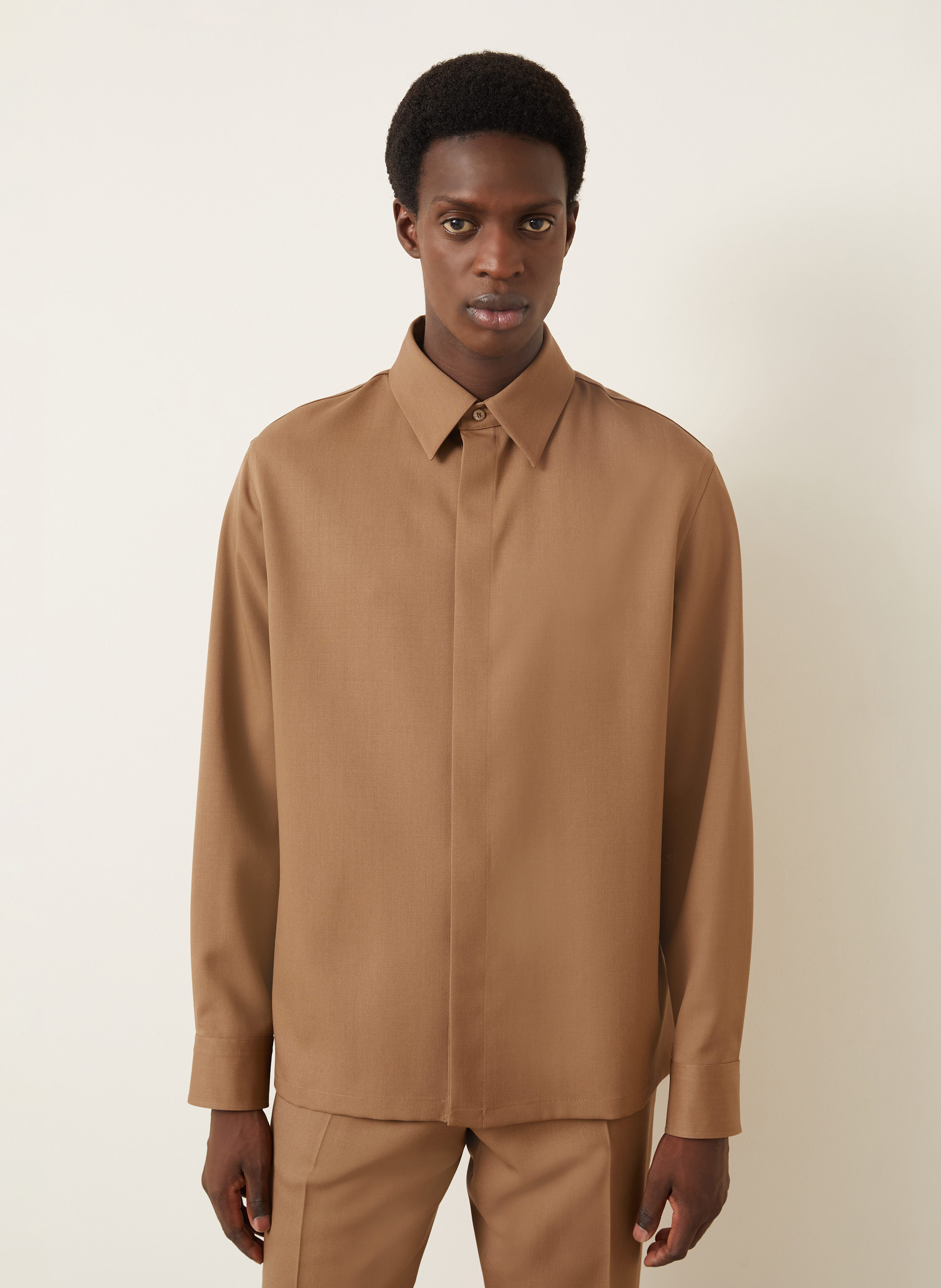 Thumbnail - Fendi Hemd Comfort Fit braun