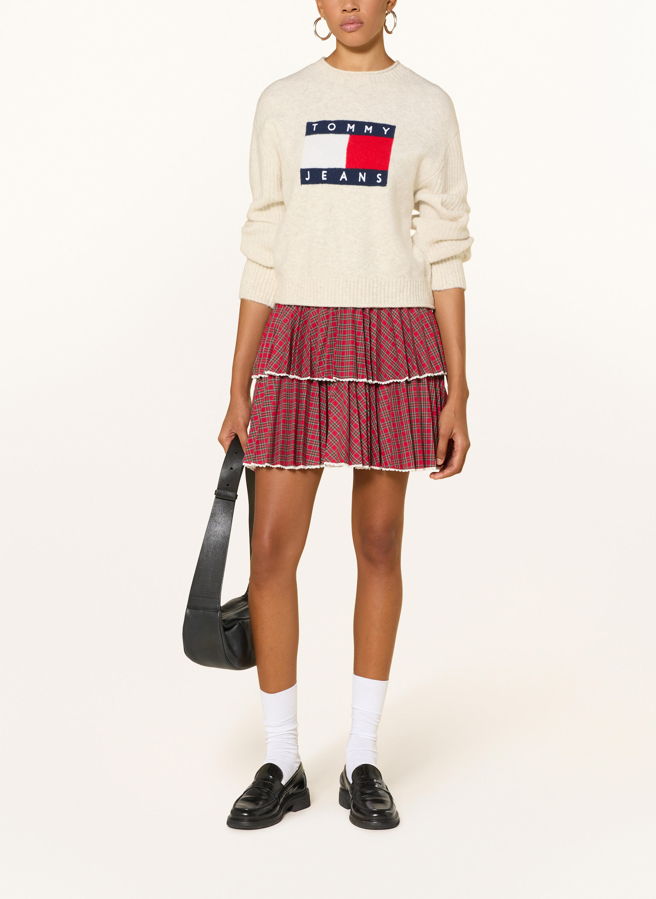 Thumbnail - Tommy Jeans Off-Shoulder-Kleid rot