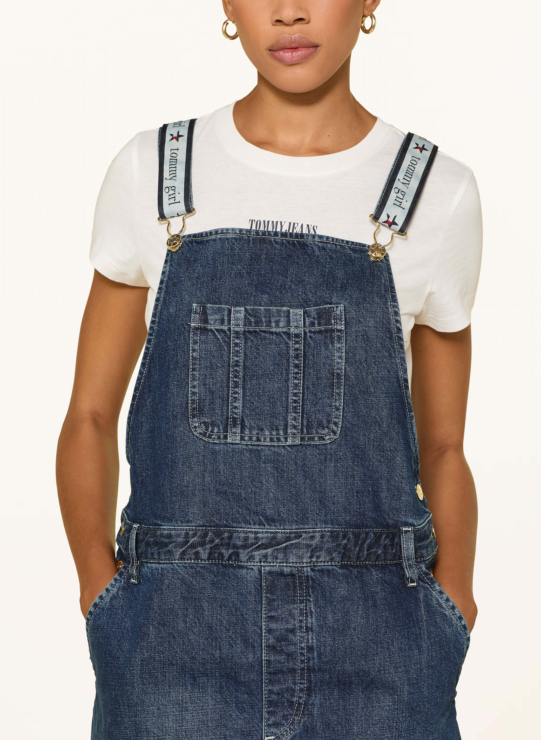 Thumbnail - Tommy Jeans Jeans-Latzhose blau