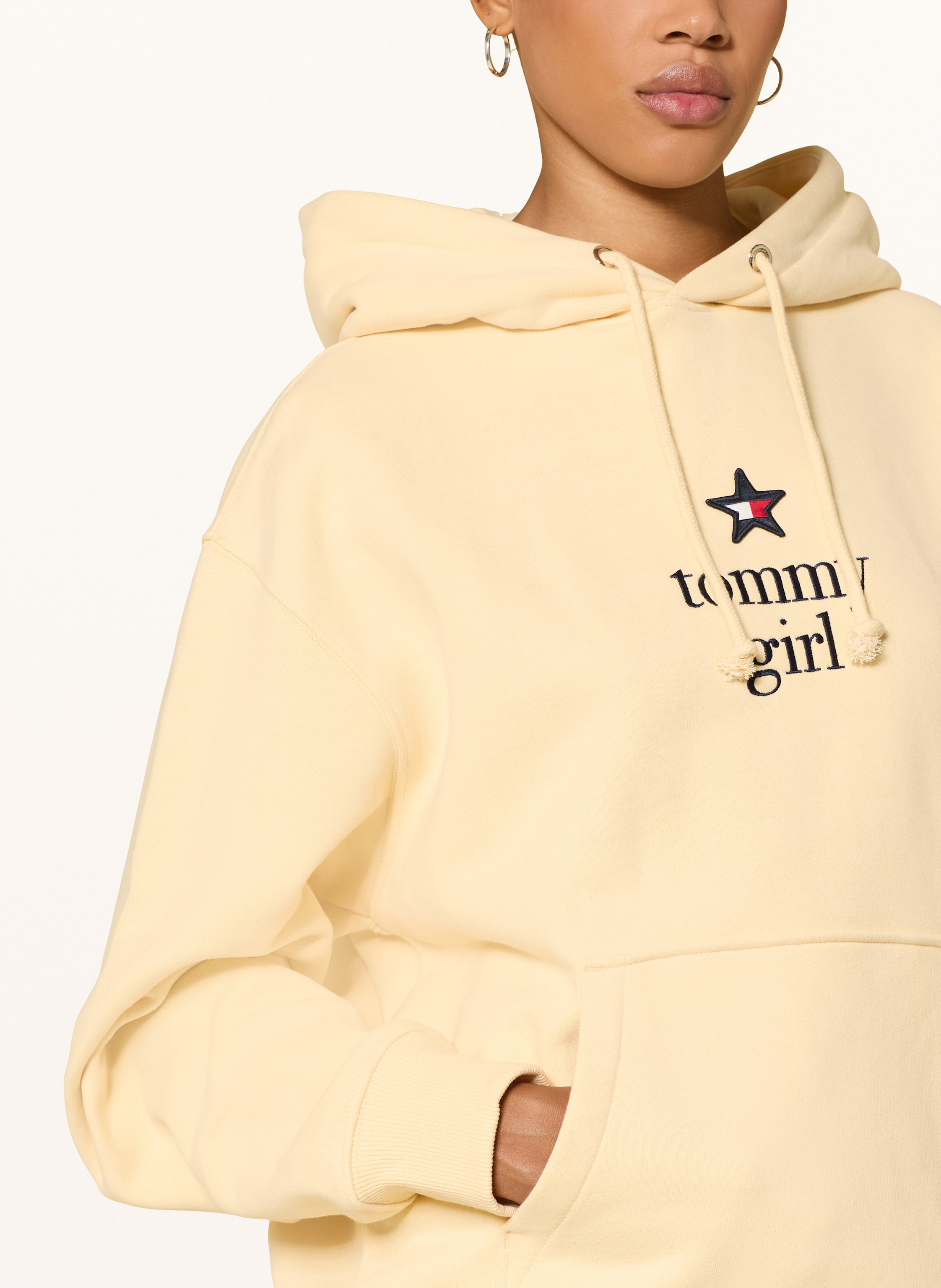 Thumbnail - Tommy Jeans Hoodie Tg Star gelb