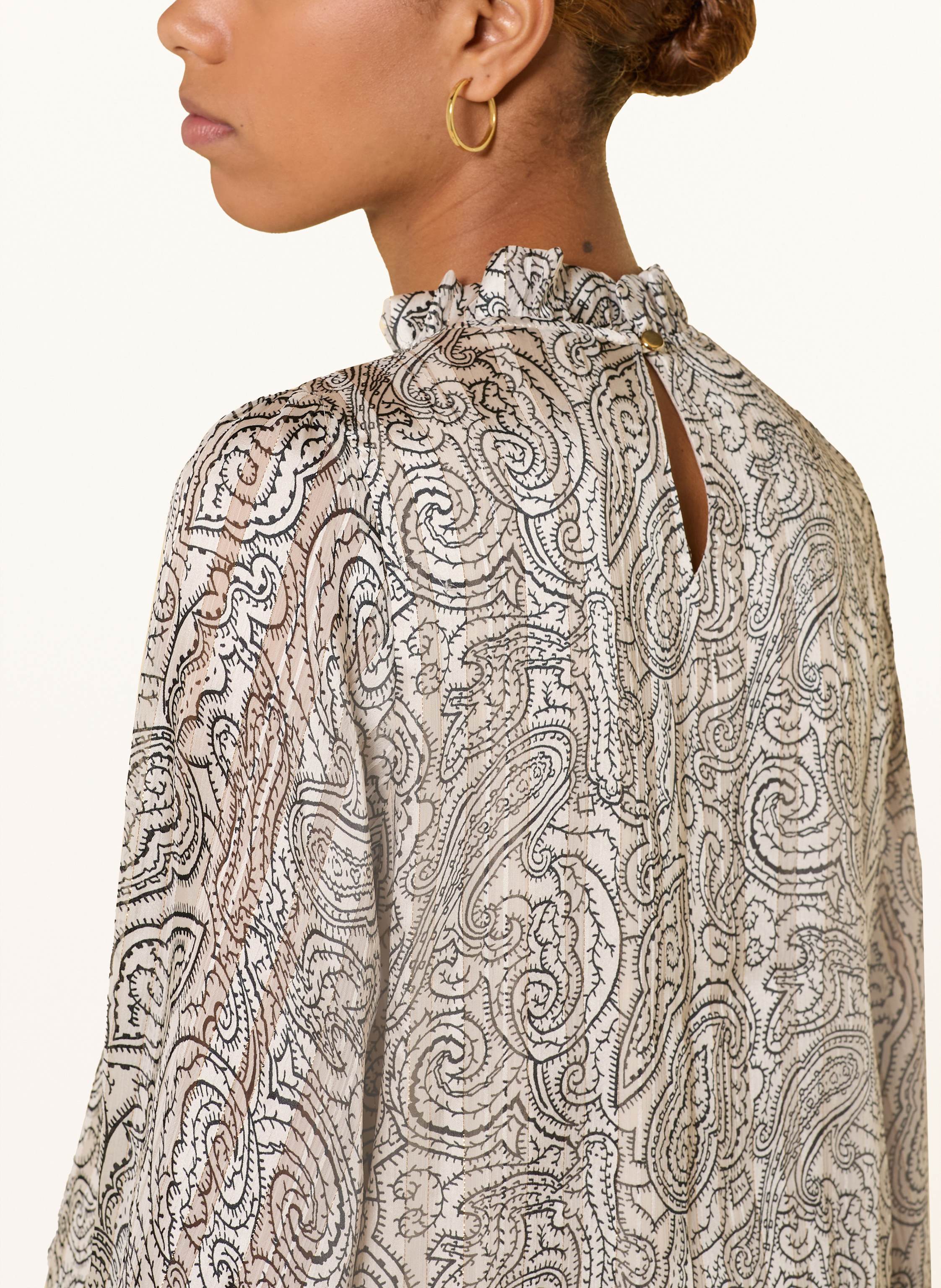 Thumbnail - More & More Blusenshirt Mit Glitzergarn weiss