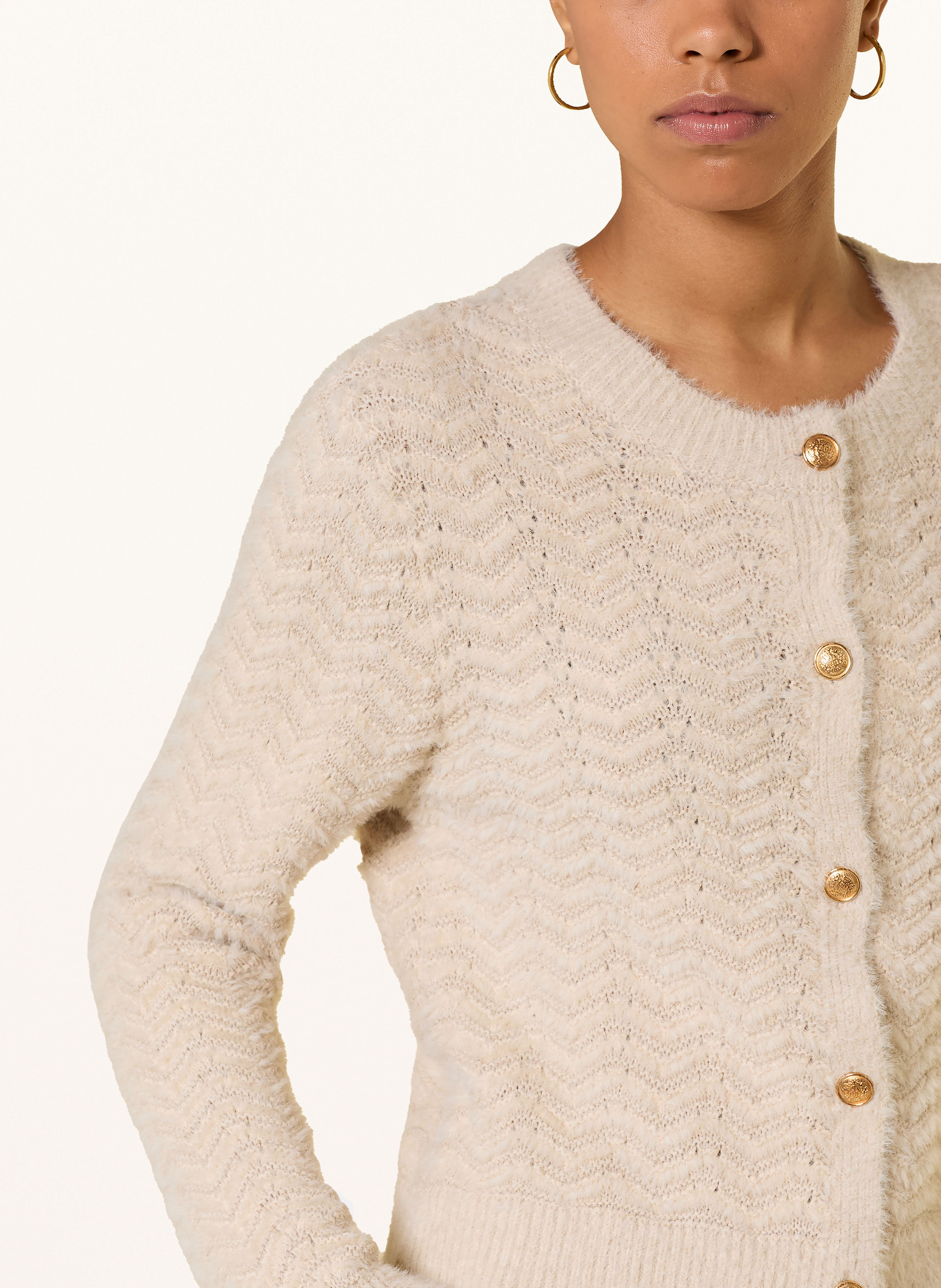 Thumbnail - More & More Strickjacke beige