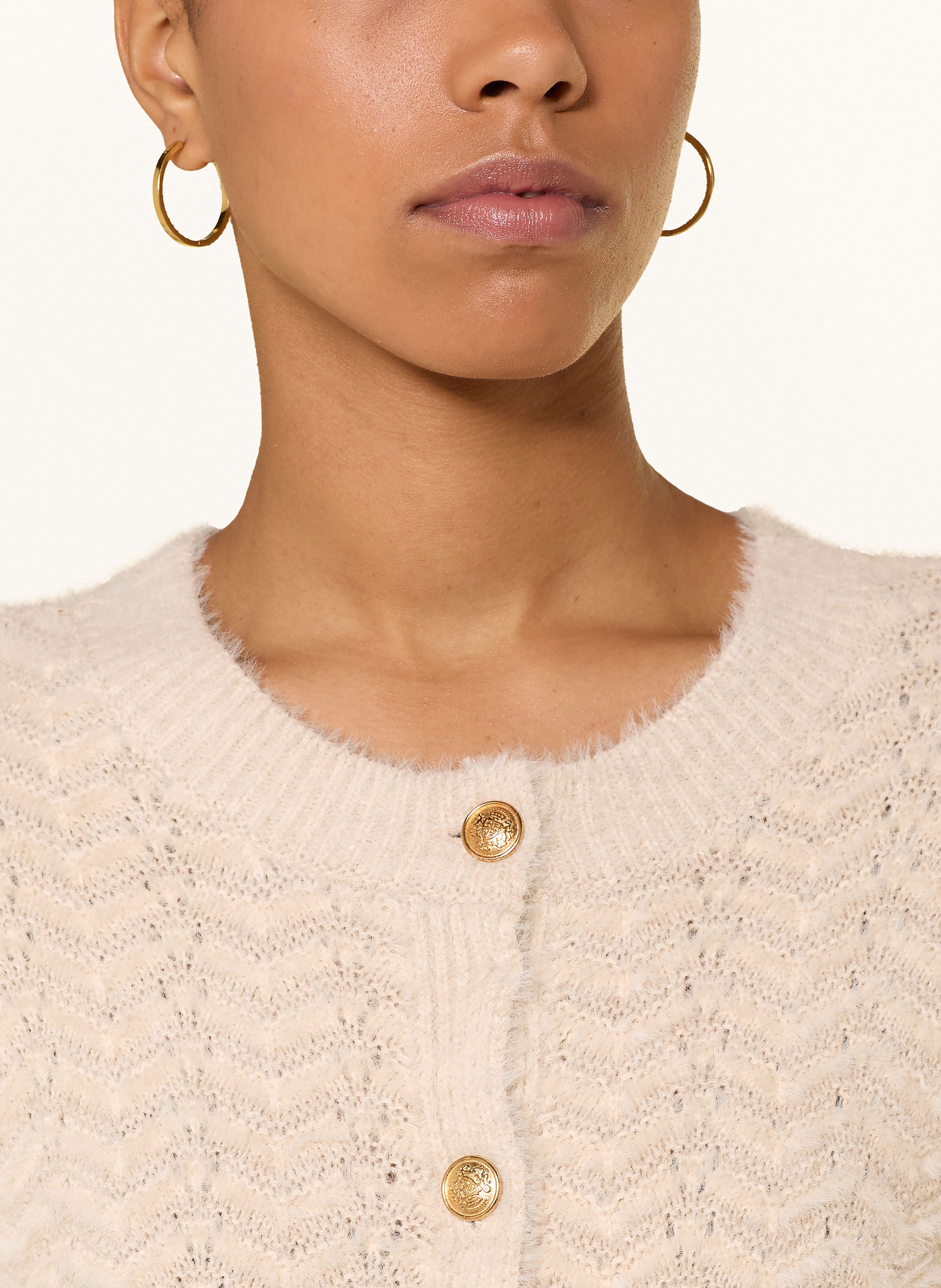 Thumbnail - More & More Strickjacke beige