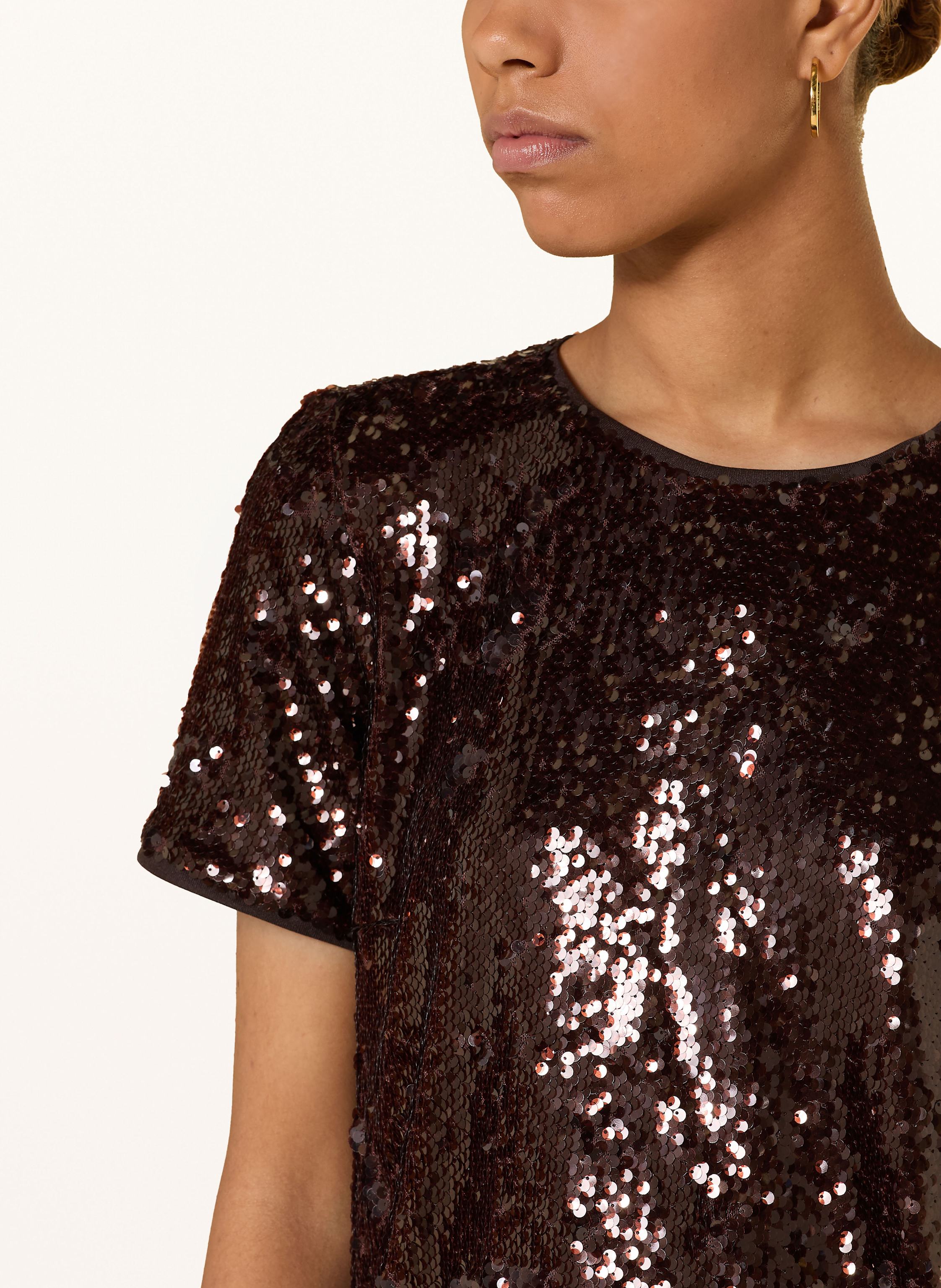 Thumbnail - More & More Blusenshirt Mit Pailletten braun