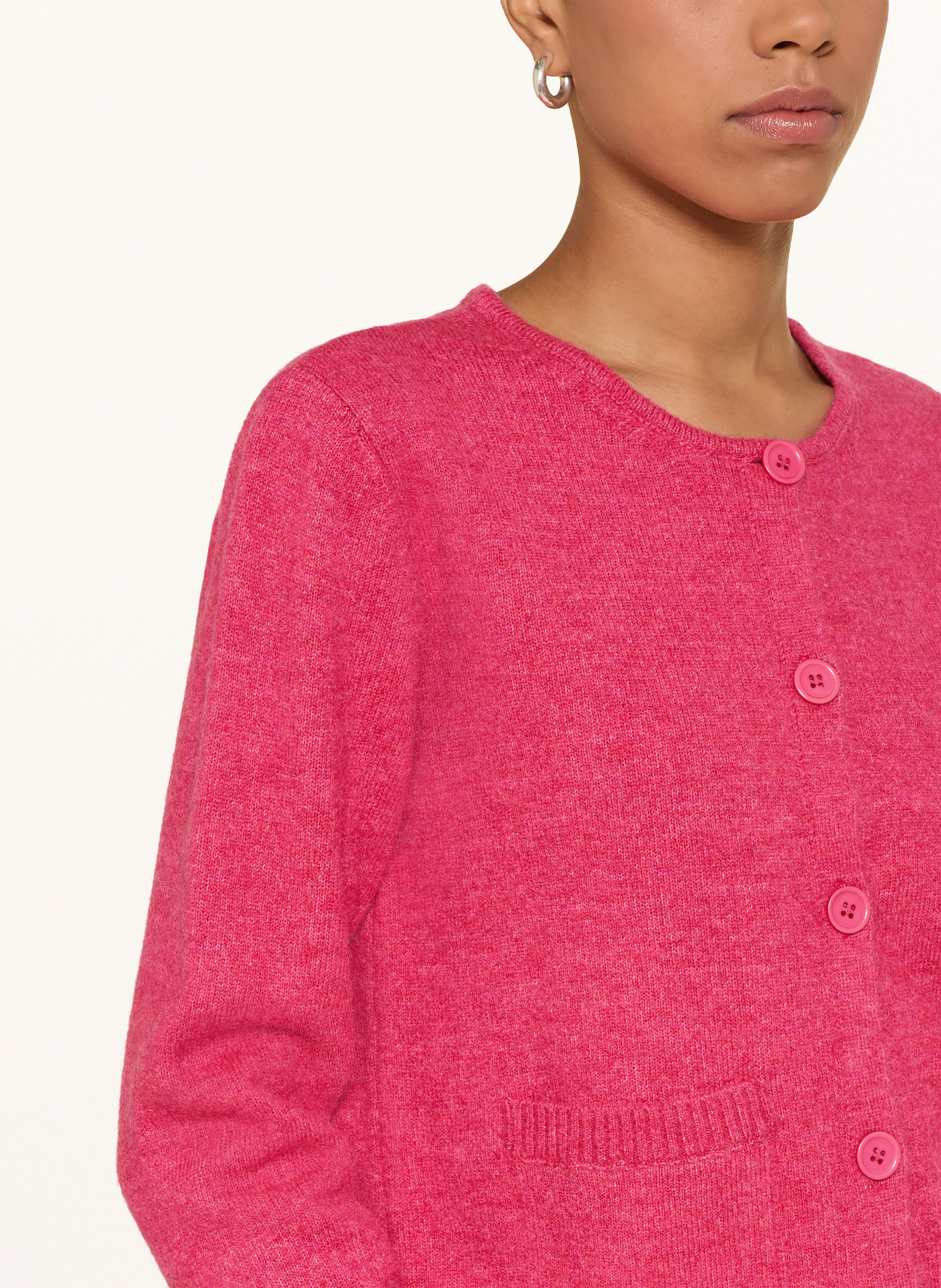 Thumbnail - More & More Strickjacke pink