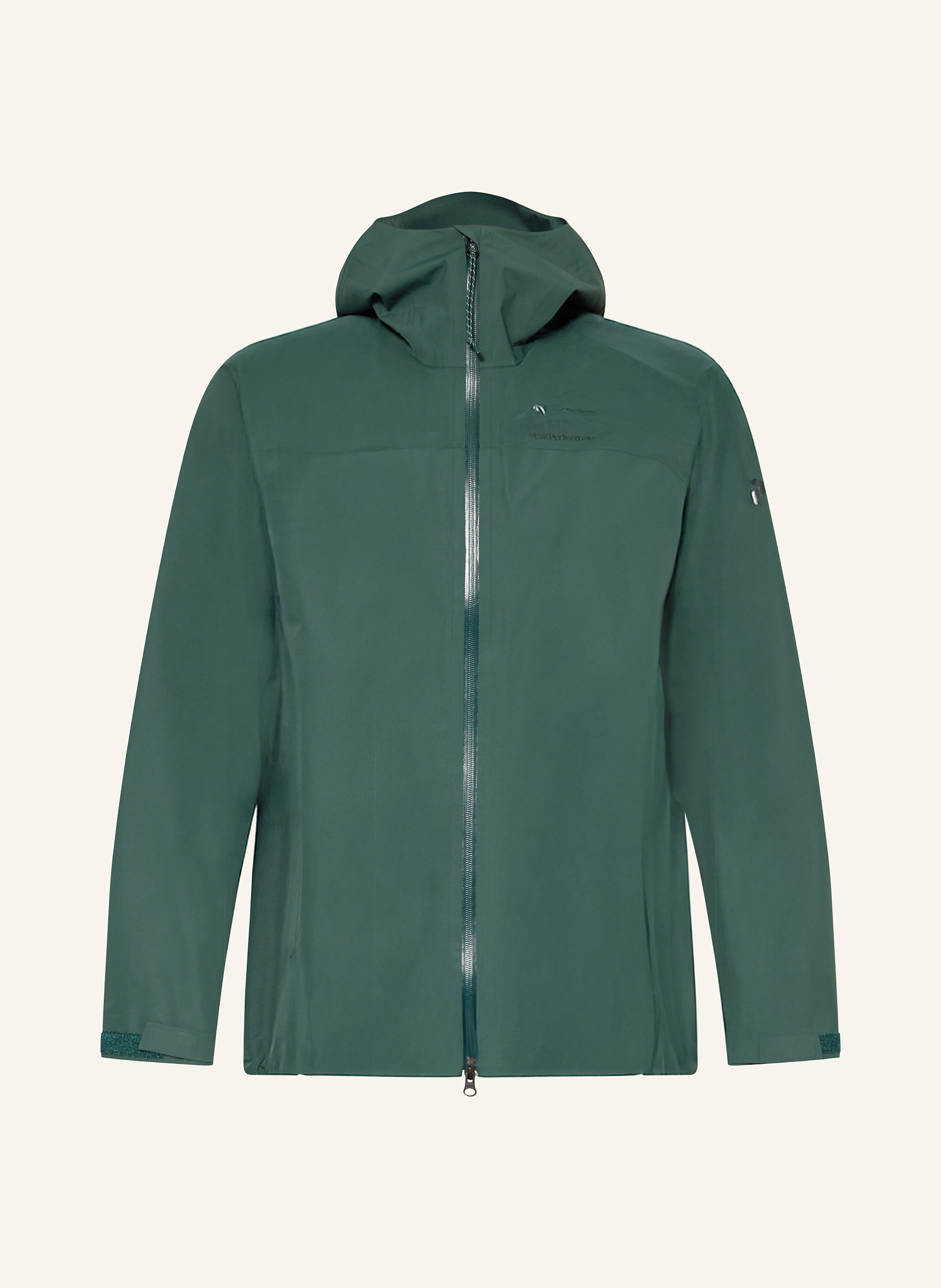 Peak Performance Hardshell-Jacke Treeline gruen
