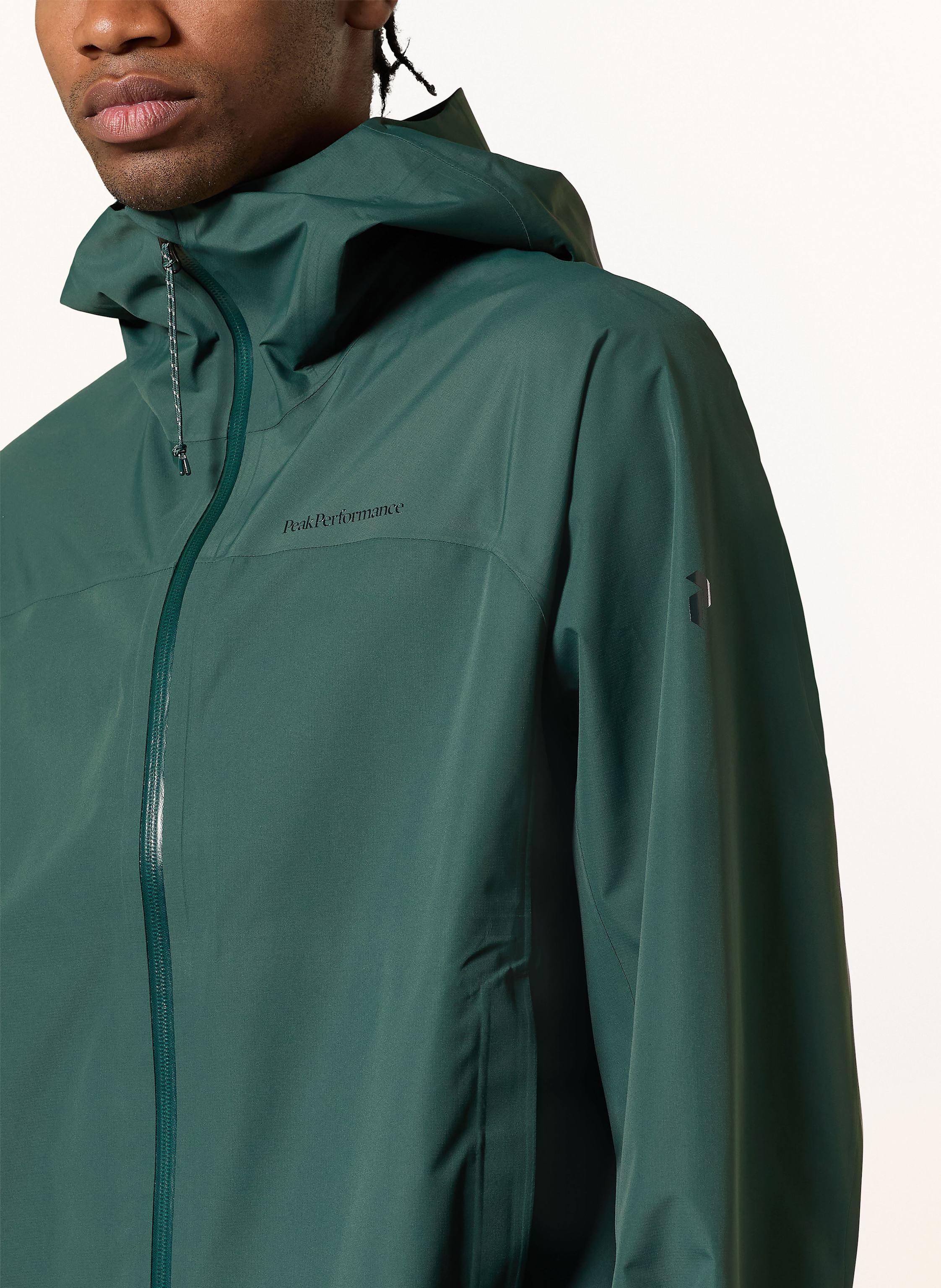 Thumbnail - Peak Performance Hardshell-Jacke Treeline gruen