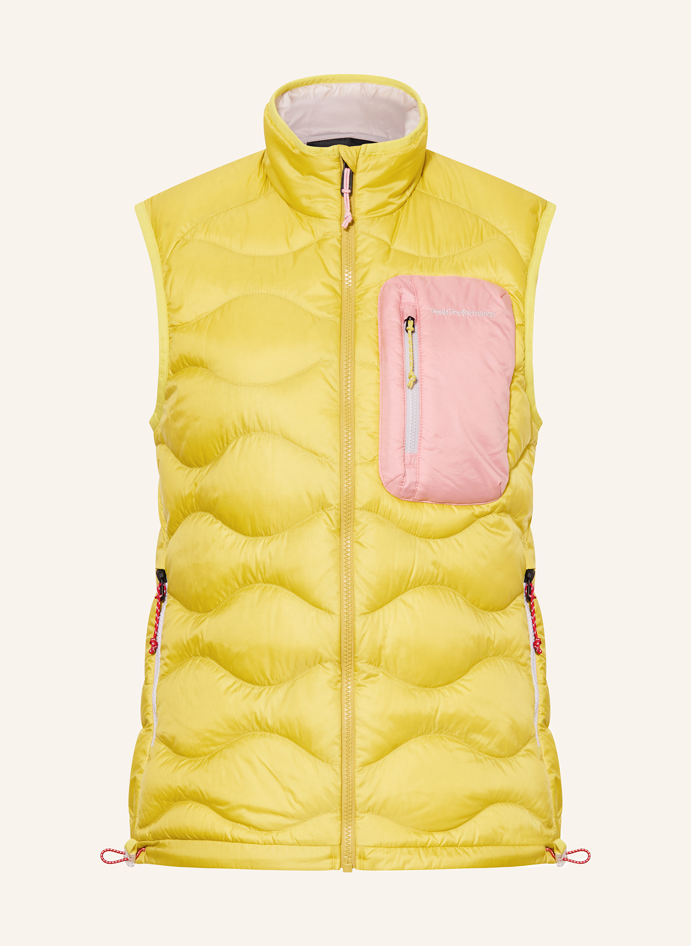 Peak Performance Daunenweste Helium Utility gelb