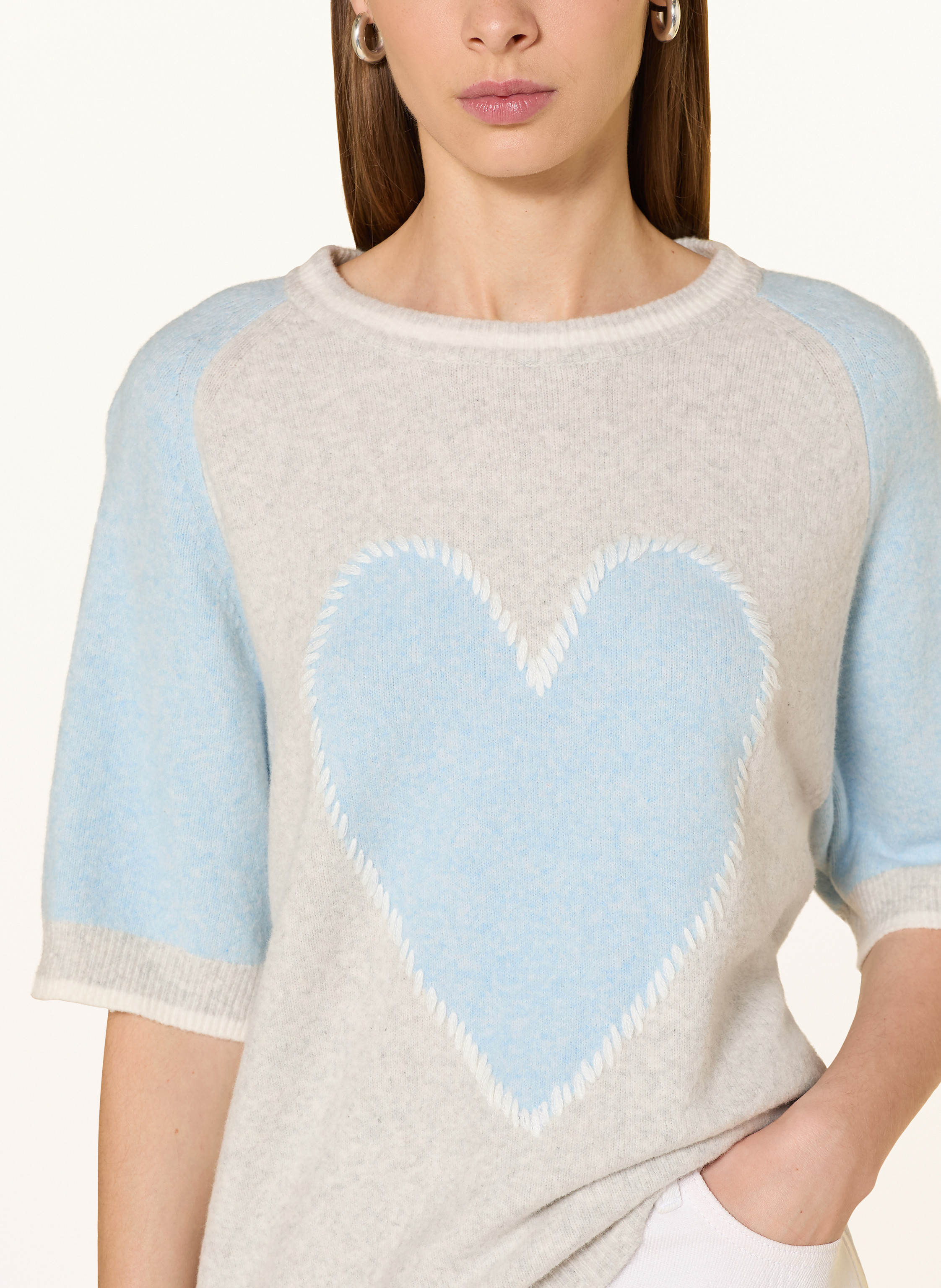 Thumbnail - Grace Strickshirt grau