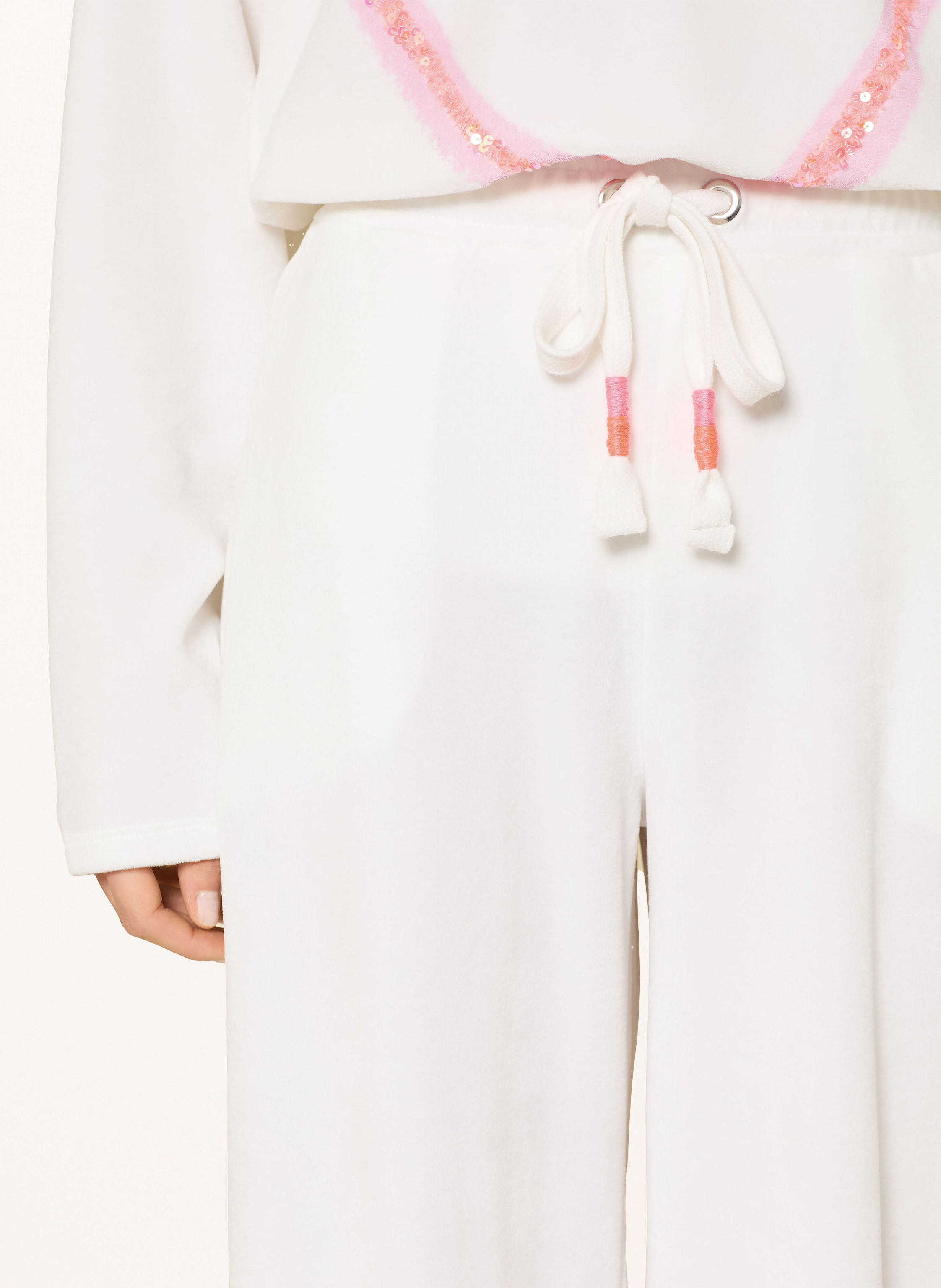 Thumbnail - Grace Nickihose Mit Pailletten weiss