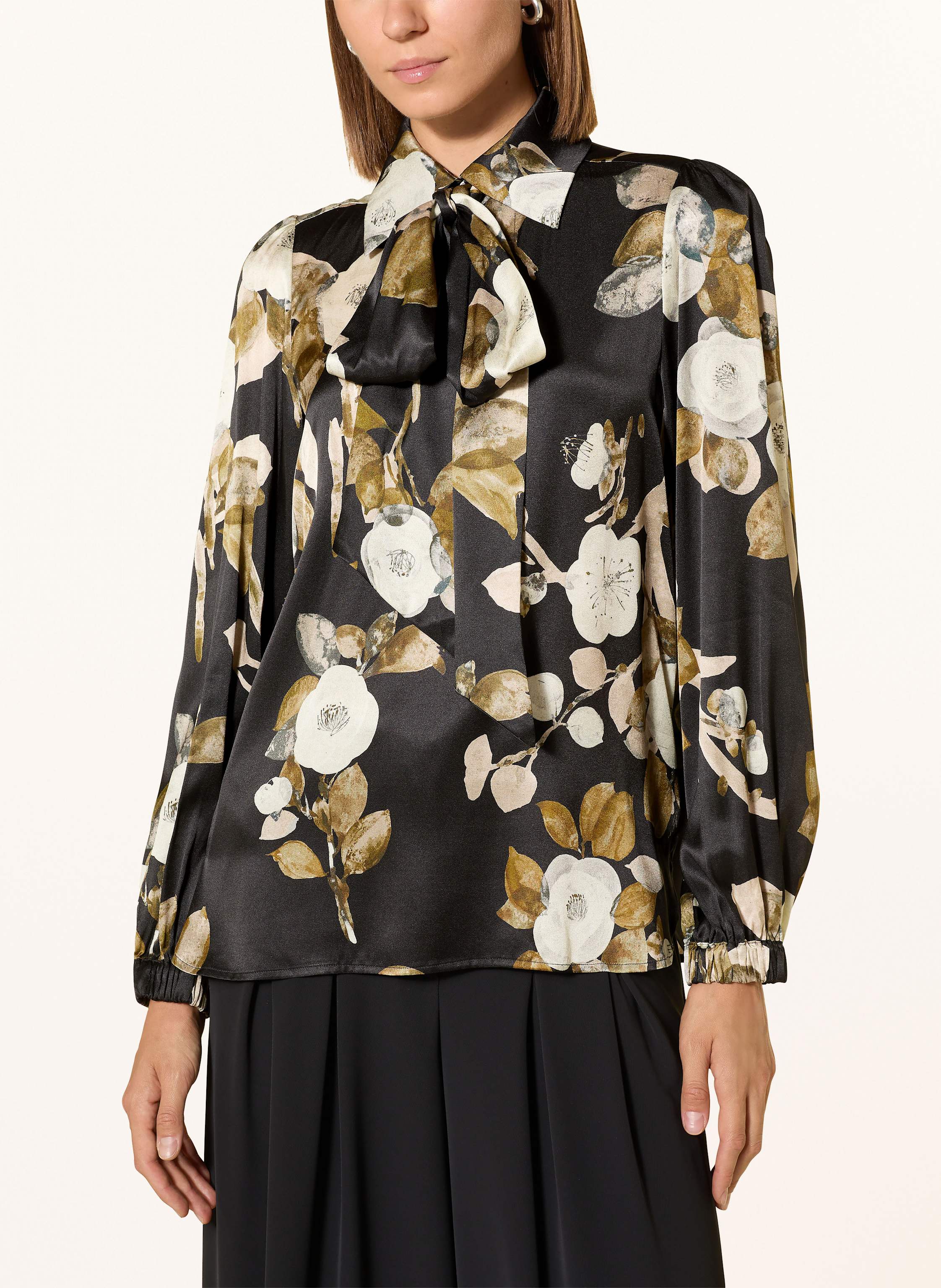 Thumbnail - Dea Kudibal Blusenshirt Aus Seide Mit Abnehmbarer Schluppe schwarz