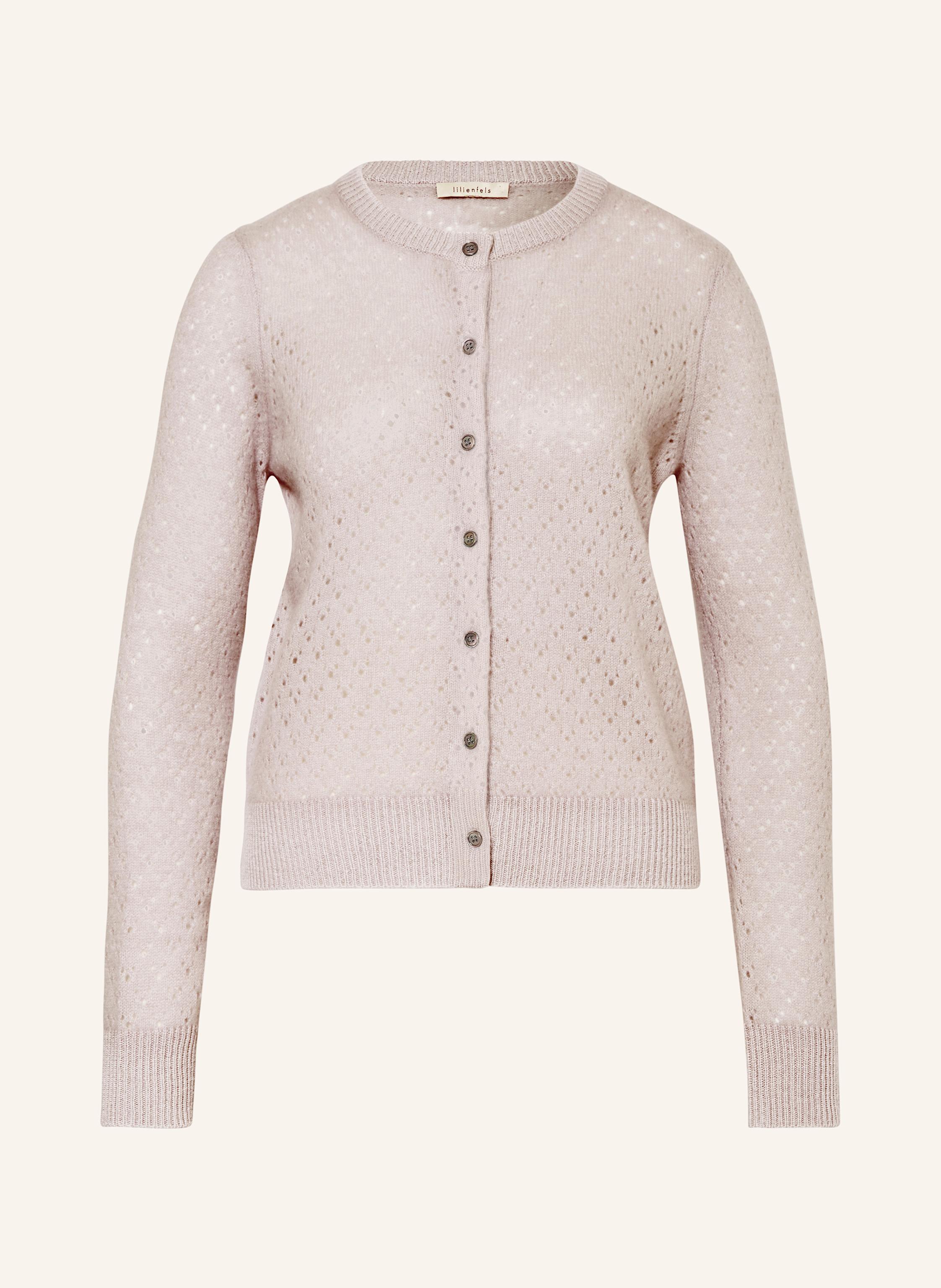 Lilienfels Strickjacke Aus Cashmere grau