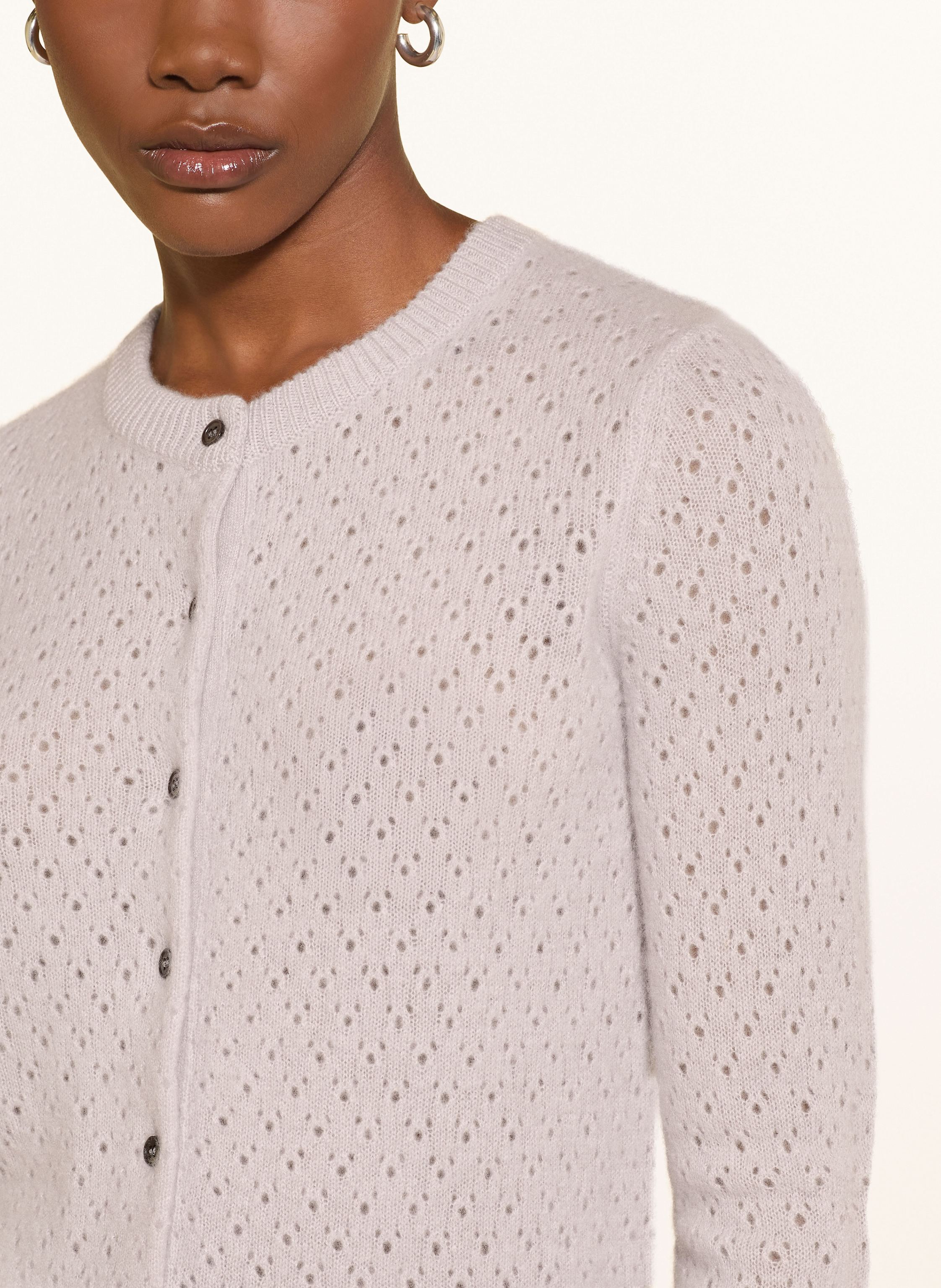 Thumbnail - Lilienfels Strickjacke Aus Cashmere grau