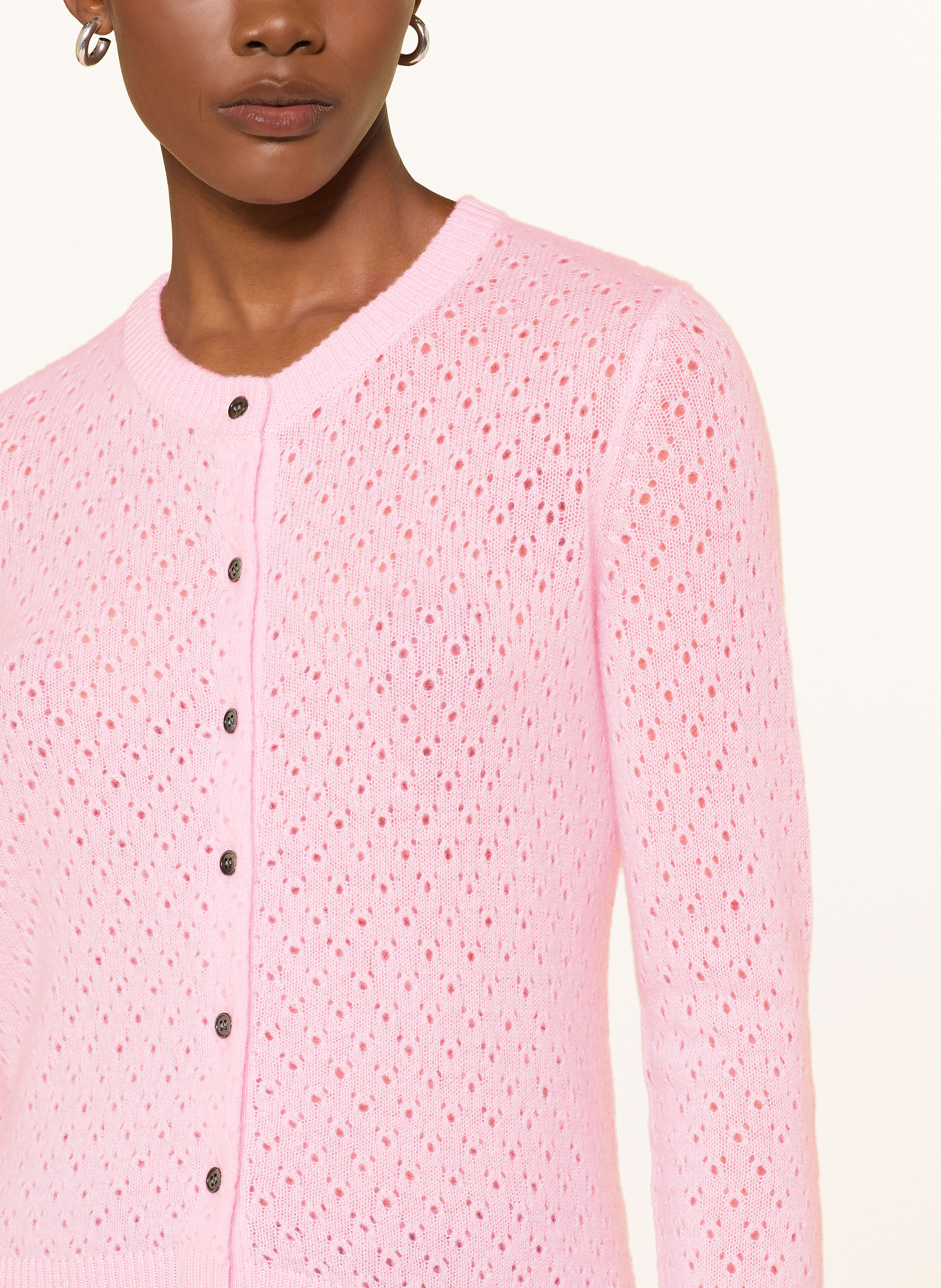 Thumbnail - Lilienfels Strickjacke Aus Cashmere rosa