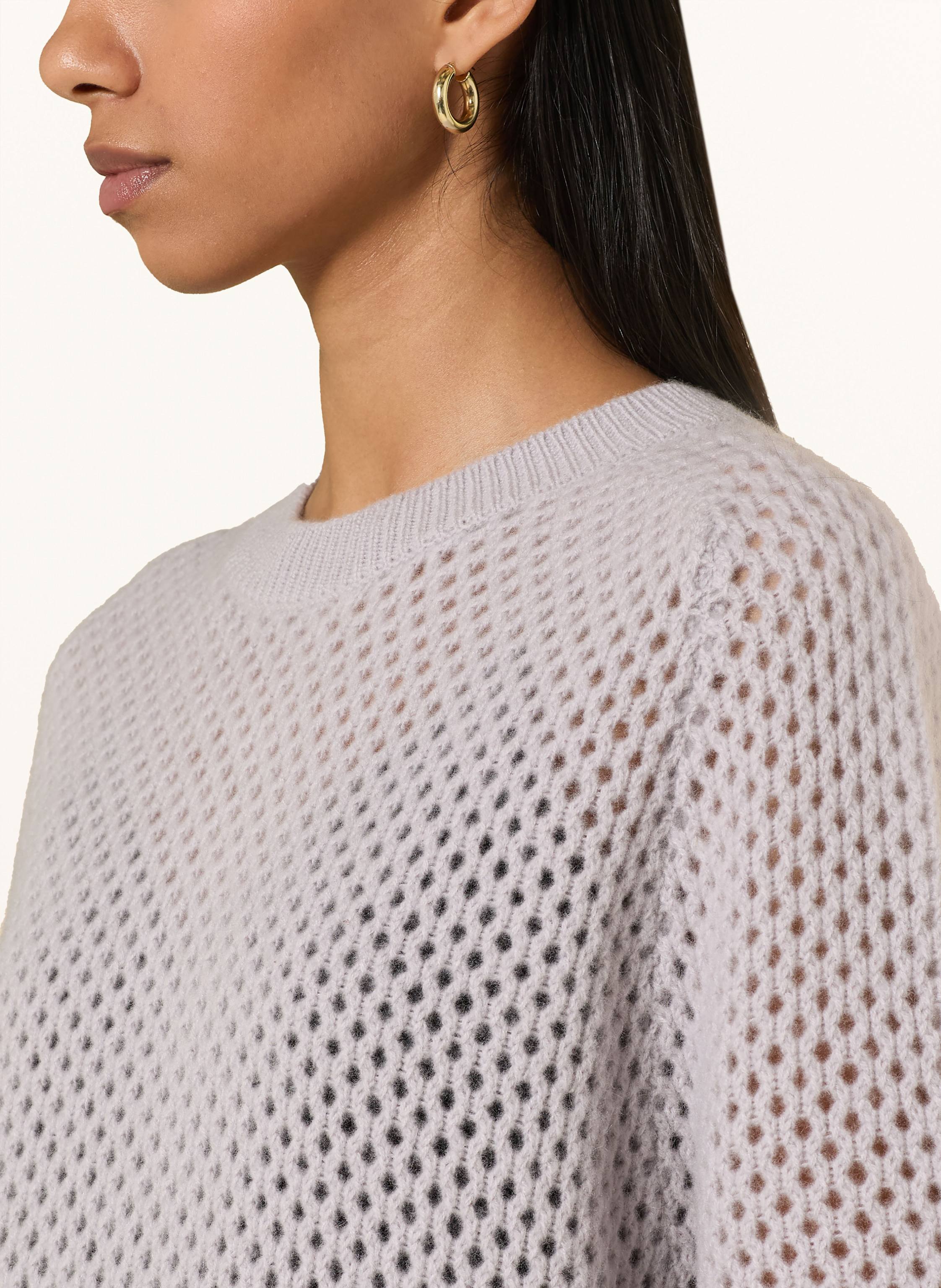 Thumbnail - Lilienfels Strickshirt Mit Cashmere grau