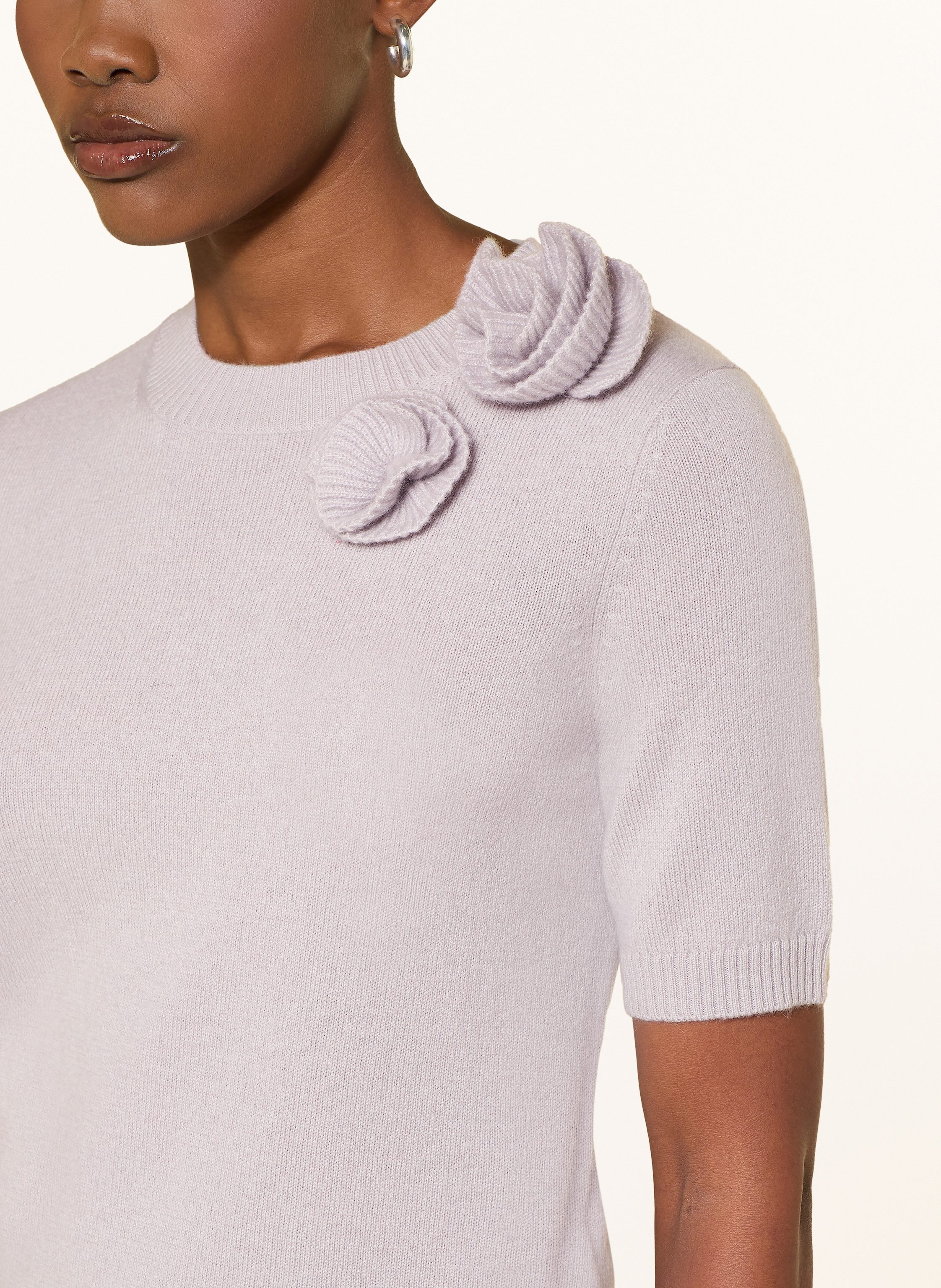 Thumbnail - Lilienfels Strickshirt Mit Cashmere grau