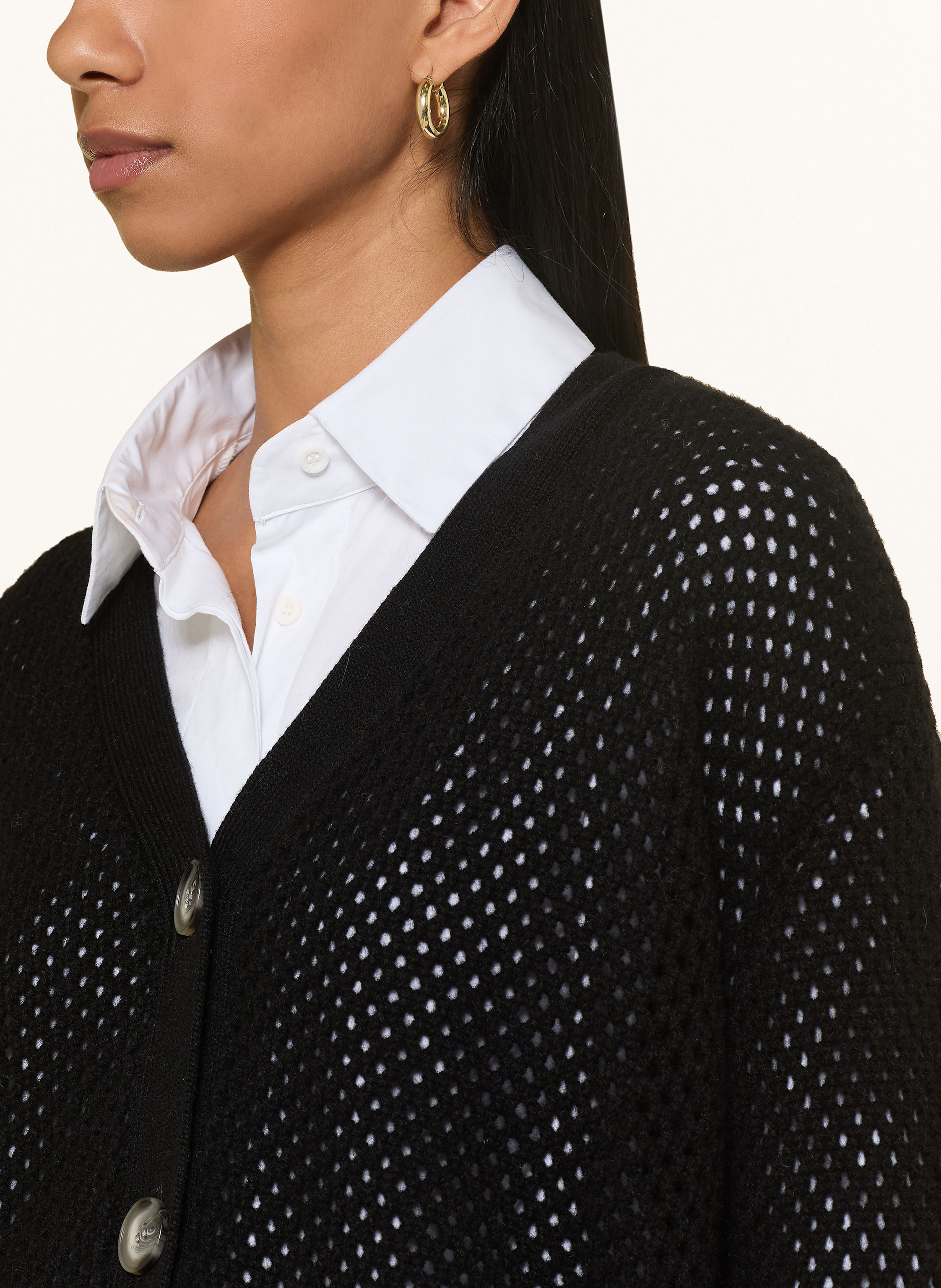 Thumbnail - Lilienfels Strickjacke Mit Cashmere schwarz