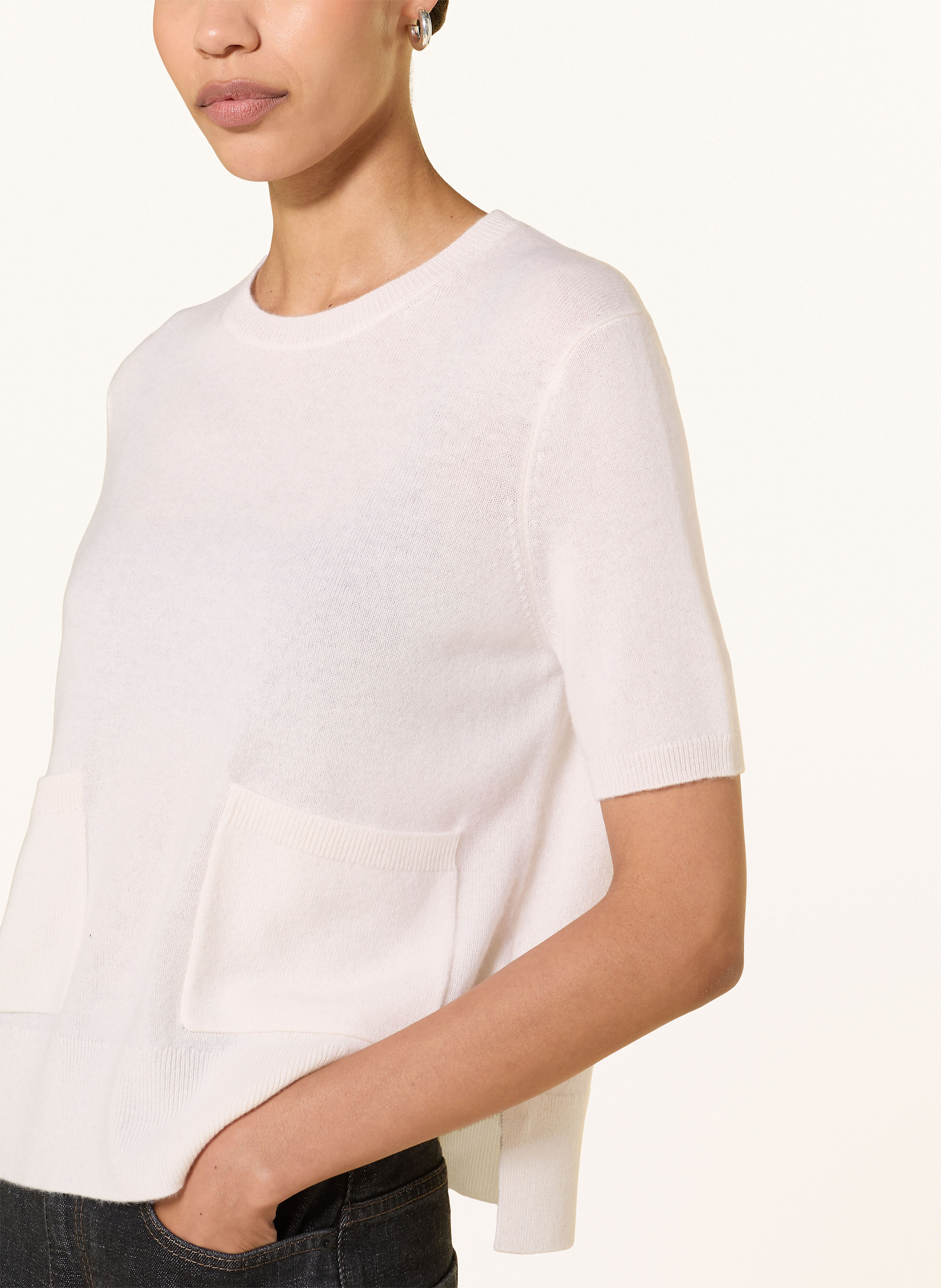 Thumbnail - Lilienfels Strickshirt Mit Cashmere weiss